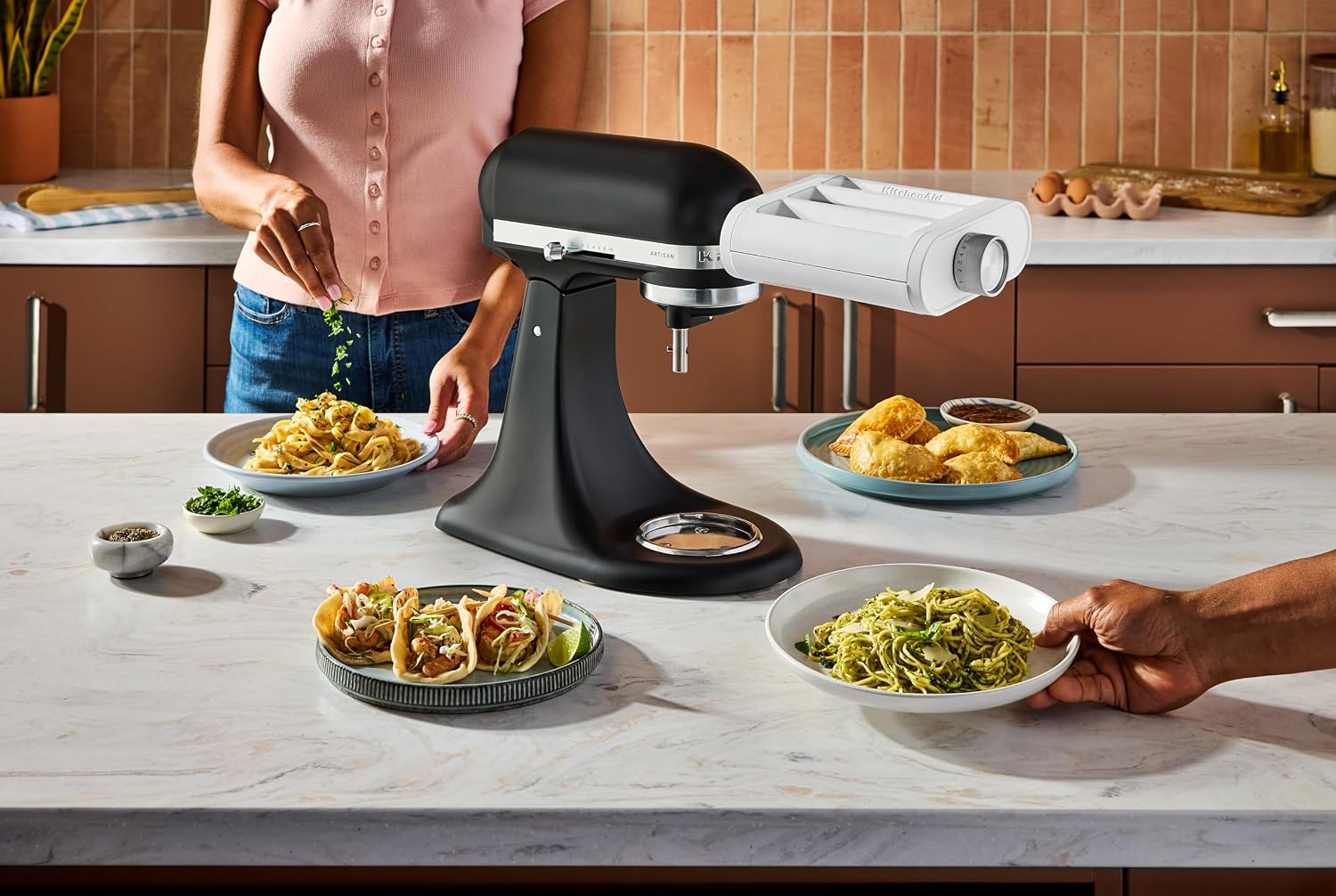 Detalle de KitchenAid pasta attachment KSM3PPA