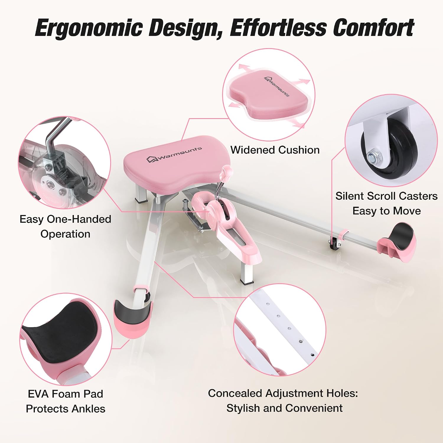 Detalle 1 de WARMOUNTS Split Machine (Split Stretcher) – Adjustable leg stretcher up to 0–190° with 150kg steel frame