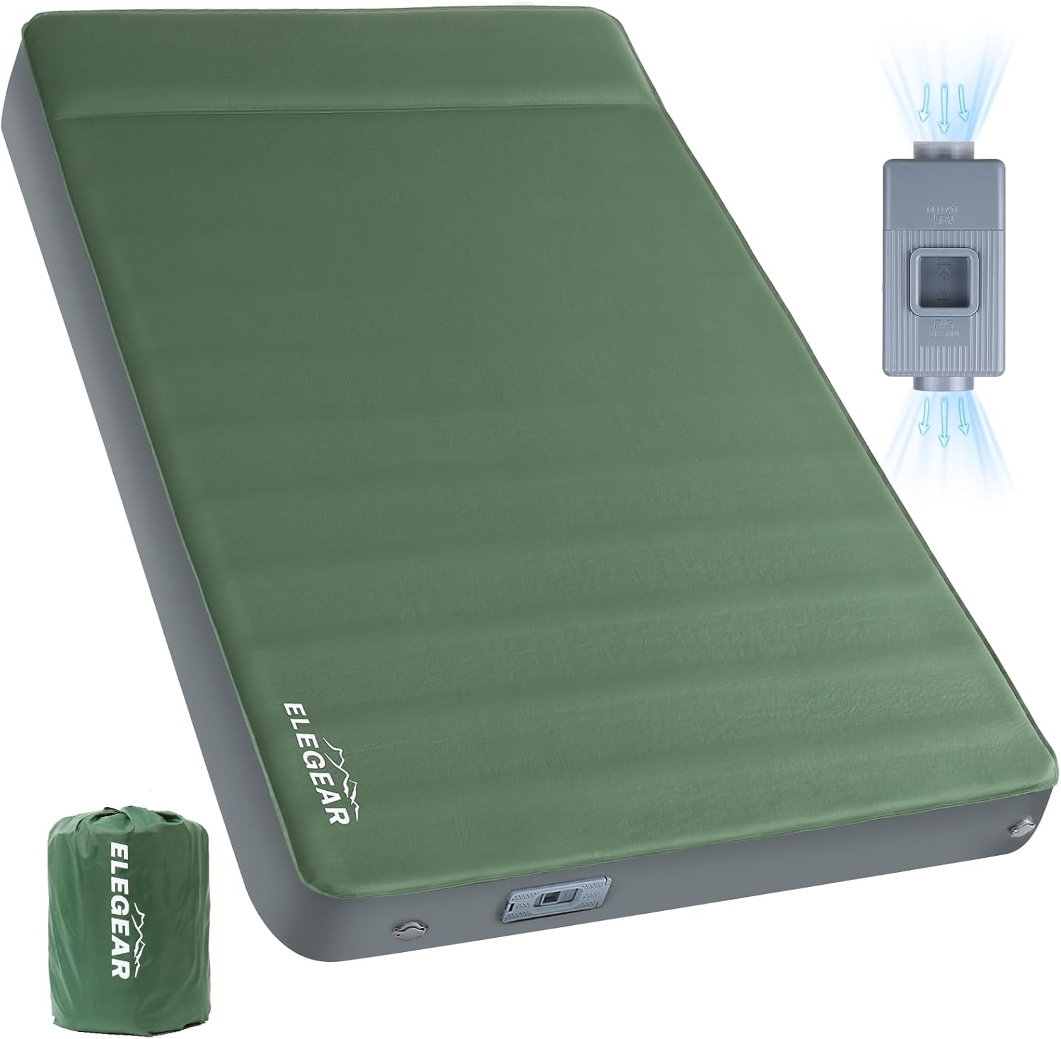 Detalle de Elegear CumbreX Air & Foam Self-Inflating Sleeping Pad with Built-in Pump