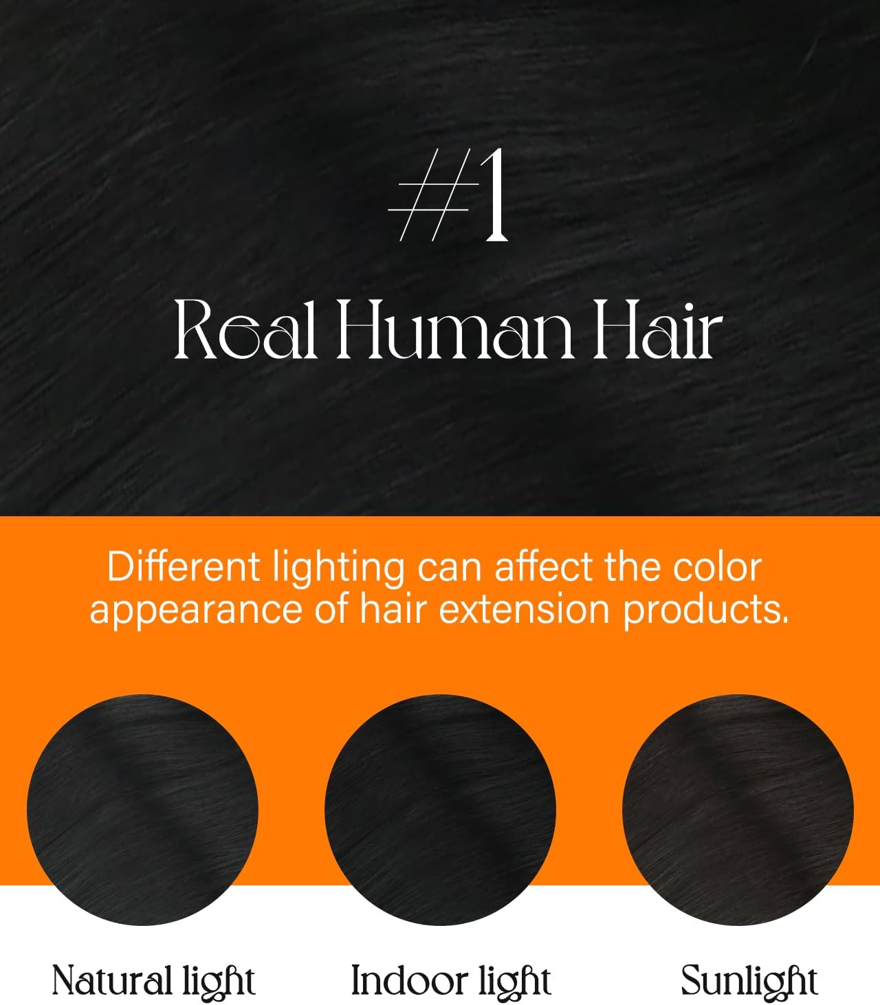 Detalle 2 de Sunny Hair NANO_1_18 18-Inch Human Hair Nano Bead Extensions, Jet Black, 50 g