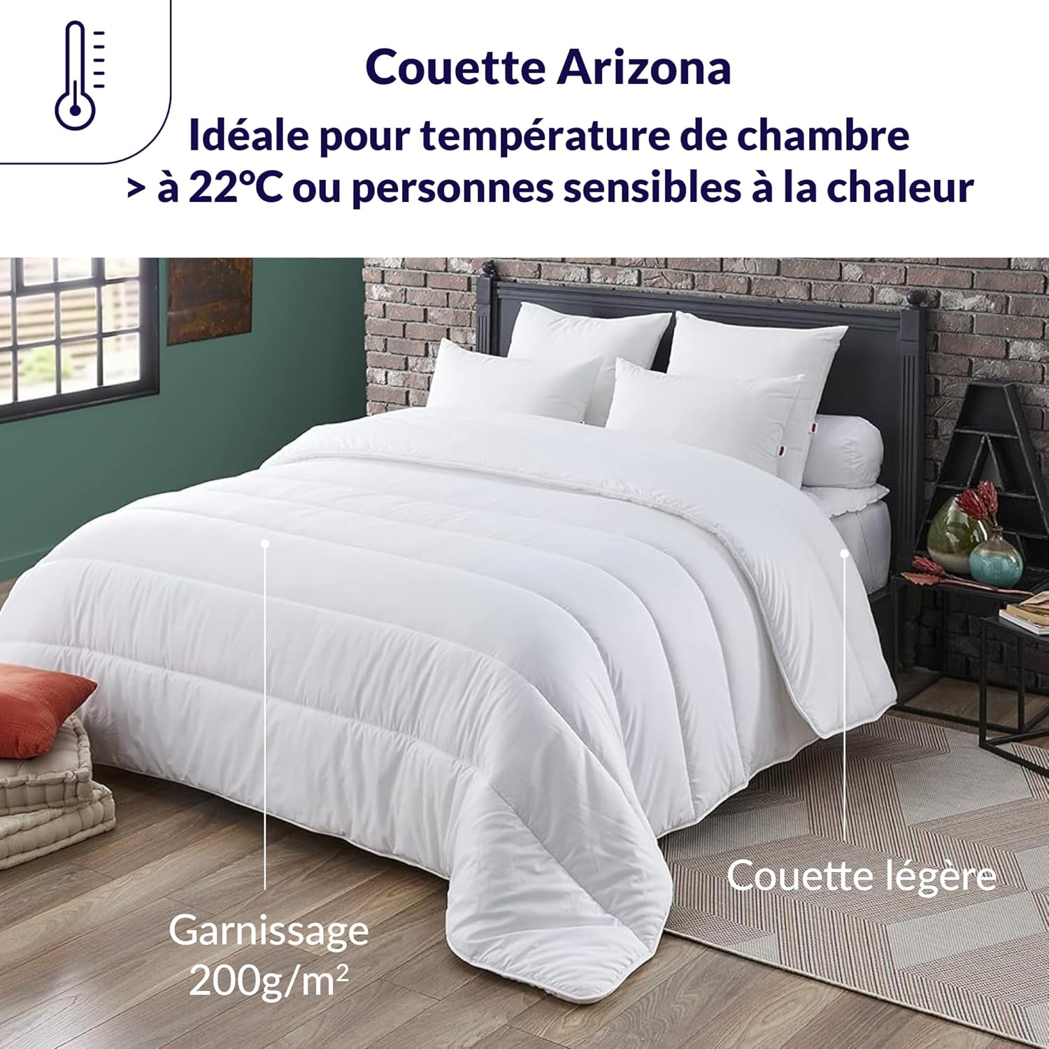 Thumbnail 1 de DODO – Couette Légère Arizona 240x260 cm, 2 personnes – Ultra Douce et Gonflante