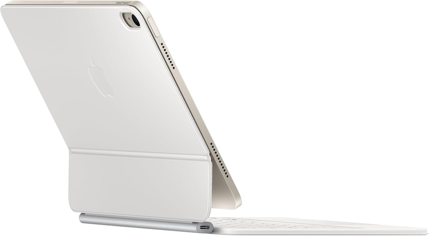 Detalle de Apple Magic Keyboard Case für das 11" iPad Air (M3) – integriertes Trackpad-Keyboard in Weiß