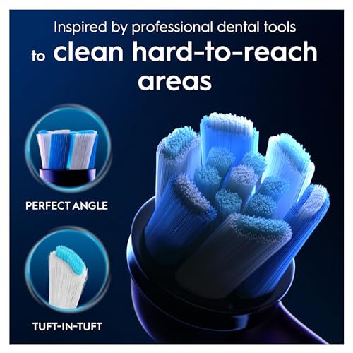 Thumbnail 2 de Oral-B iO Ultimate Clean Toothbrush Head, 2-Pack – Twisted & Angled Bristles for Deeper Plaque Removal