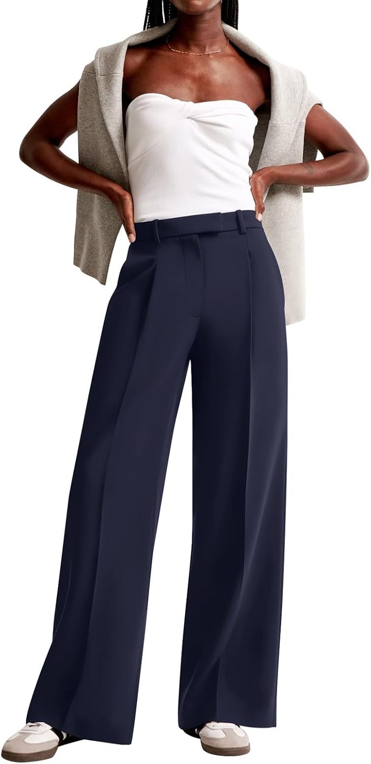 Detalle 2 de NIMIN Women Wide Leg Pants High Waisted 29.7 in