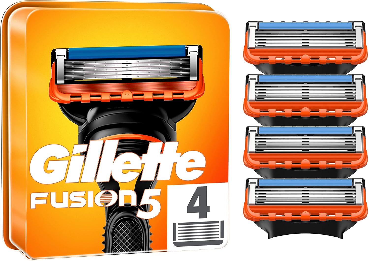Detalle de Gillette Fusion5 Lamette di Ricambio (4 lamette) per Rasoio da Uomo