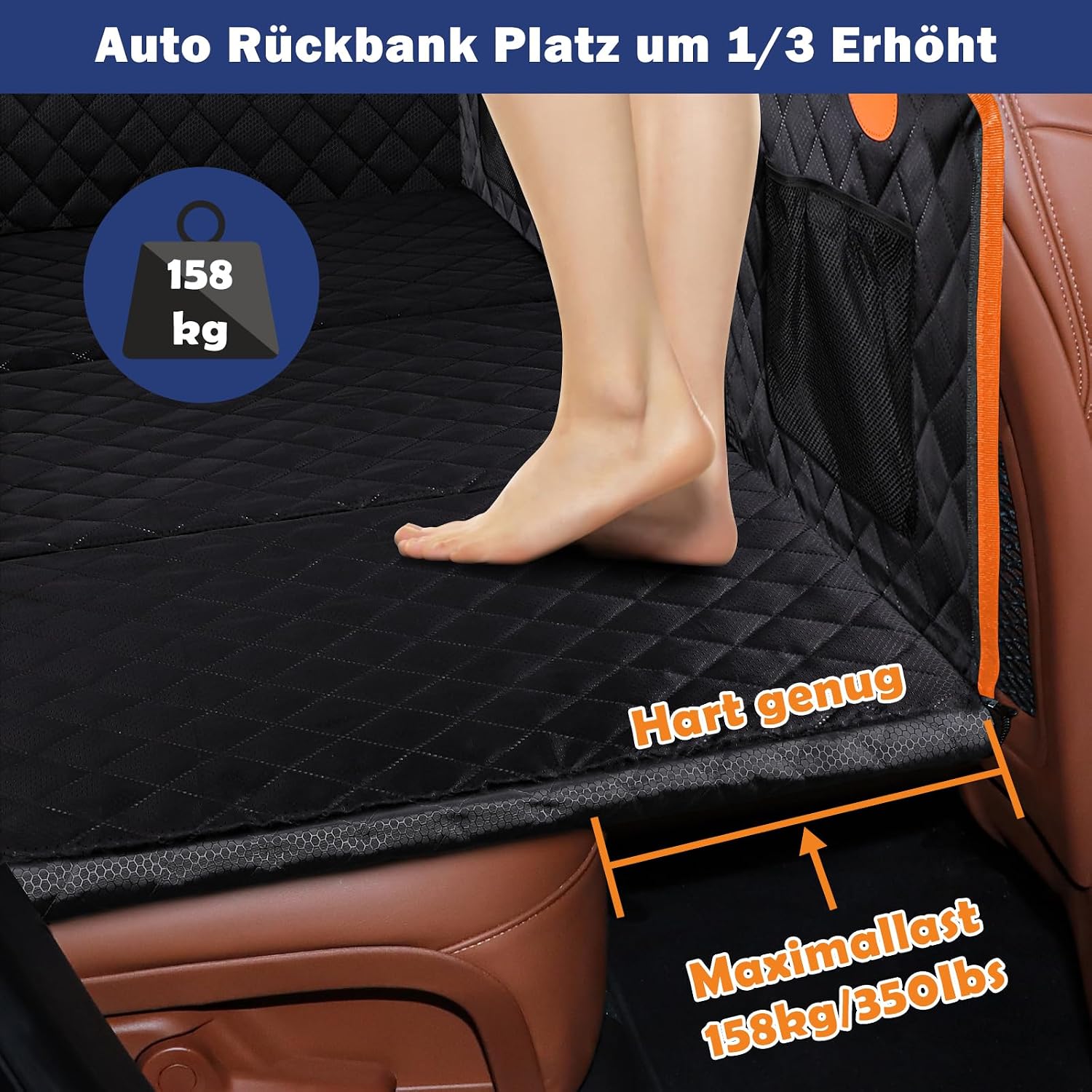 Thumbnail 2 de JOEJOY Hundedecke Rückbank 132x63 cm