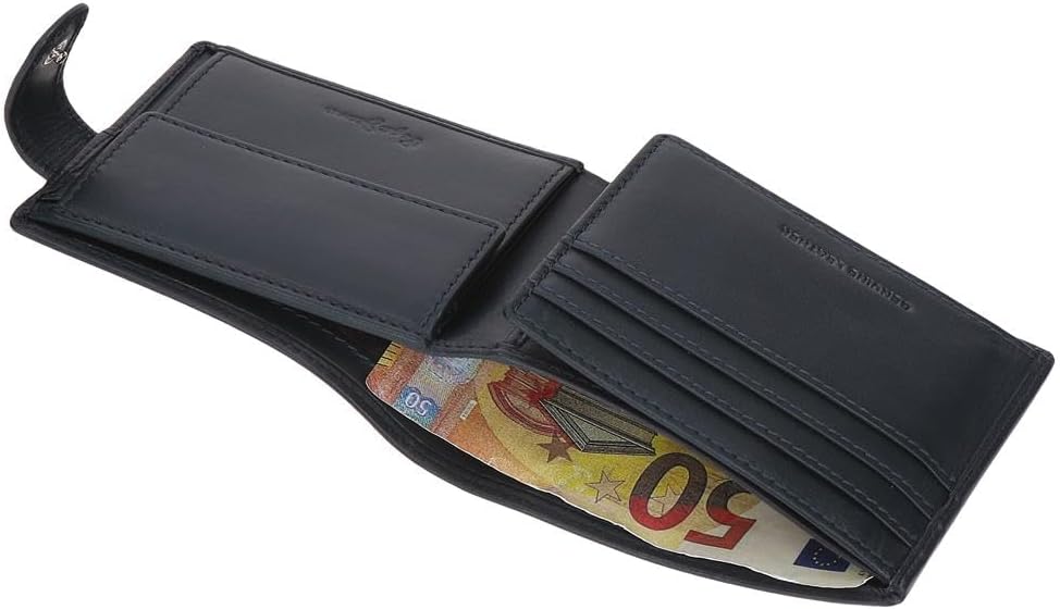 Detalle 2 de Pepe Jeans Luton Portefeuille Horizontal avec Fermeture à clic – cuir et RFID, 11 x 8,5 cm