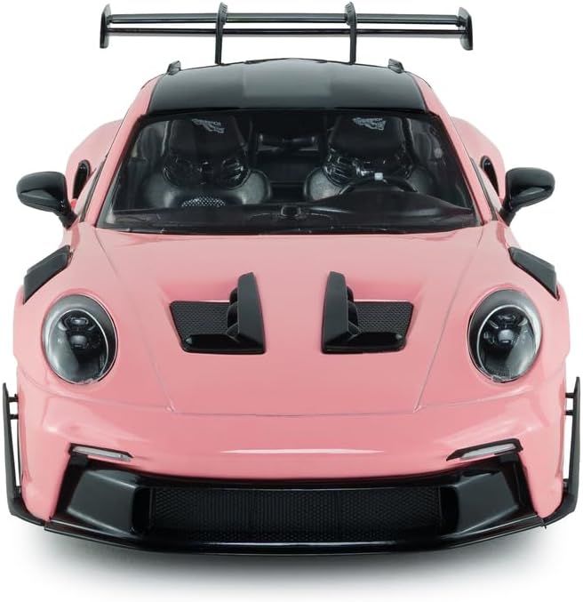 Thumbnail 1 de Solido Porsche 911 GT3 RS 2024 1:18 – Die-Cast Rose Exclusive Allemand sur Socle