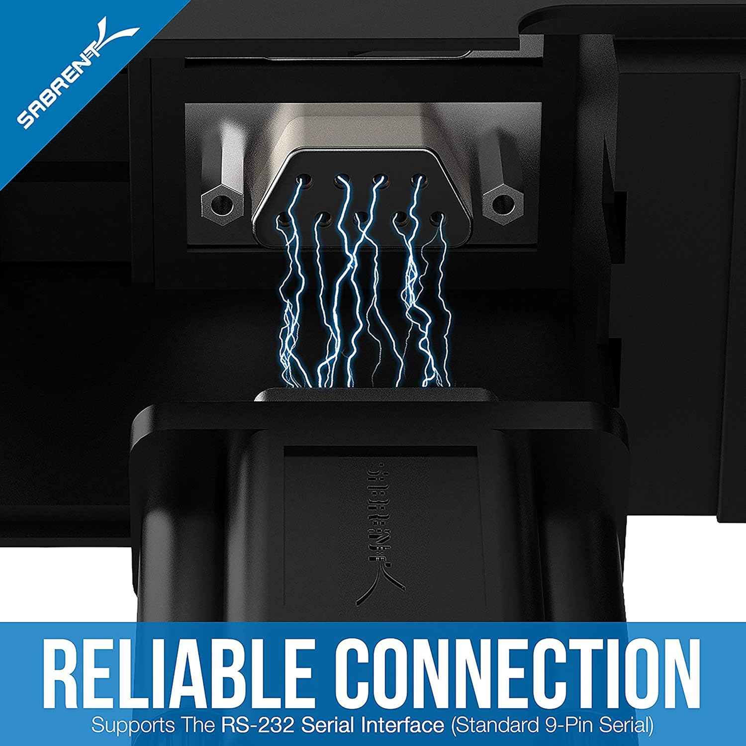 Detalle de SABRENT USB Serial Cable (CB-FTDI) – USB to RS232 DB9 Converter