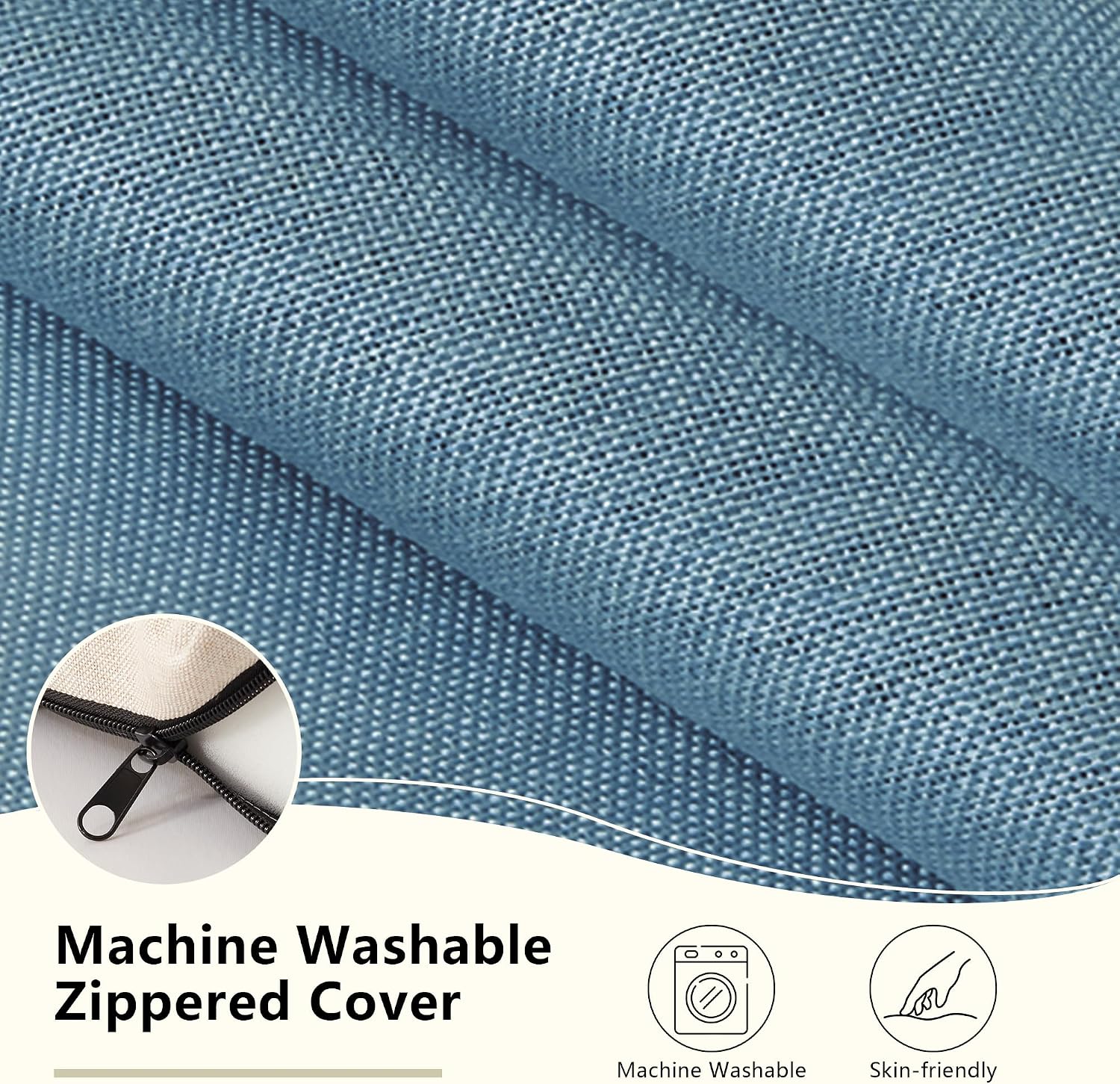 Thumbnail 6 de Nordjager Dining Chair Cushions, 4-Pack