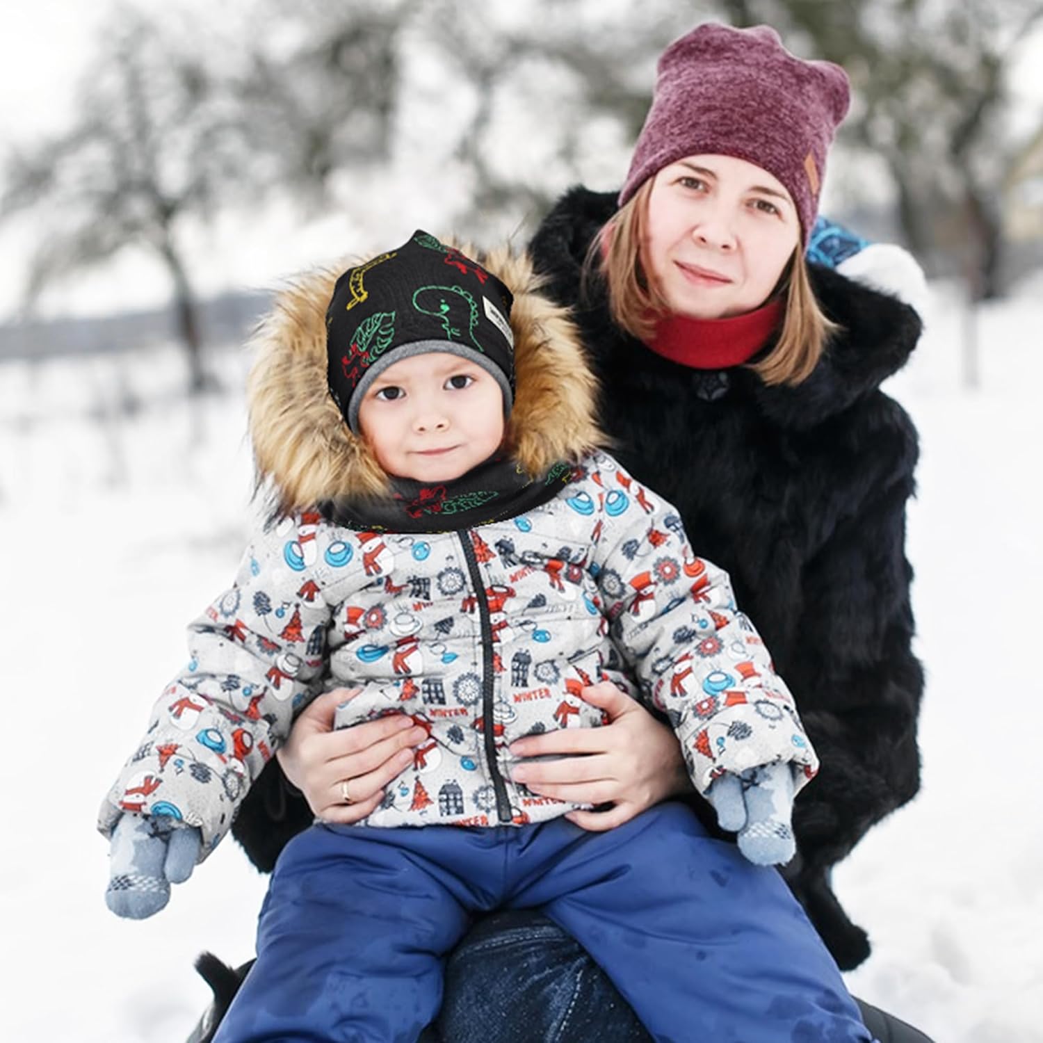 Thumbnail 5 de Kinder Beanie Mütze Set 2-8 Jahre