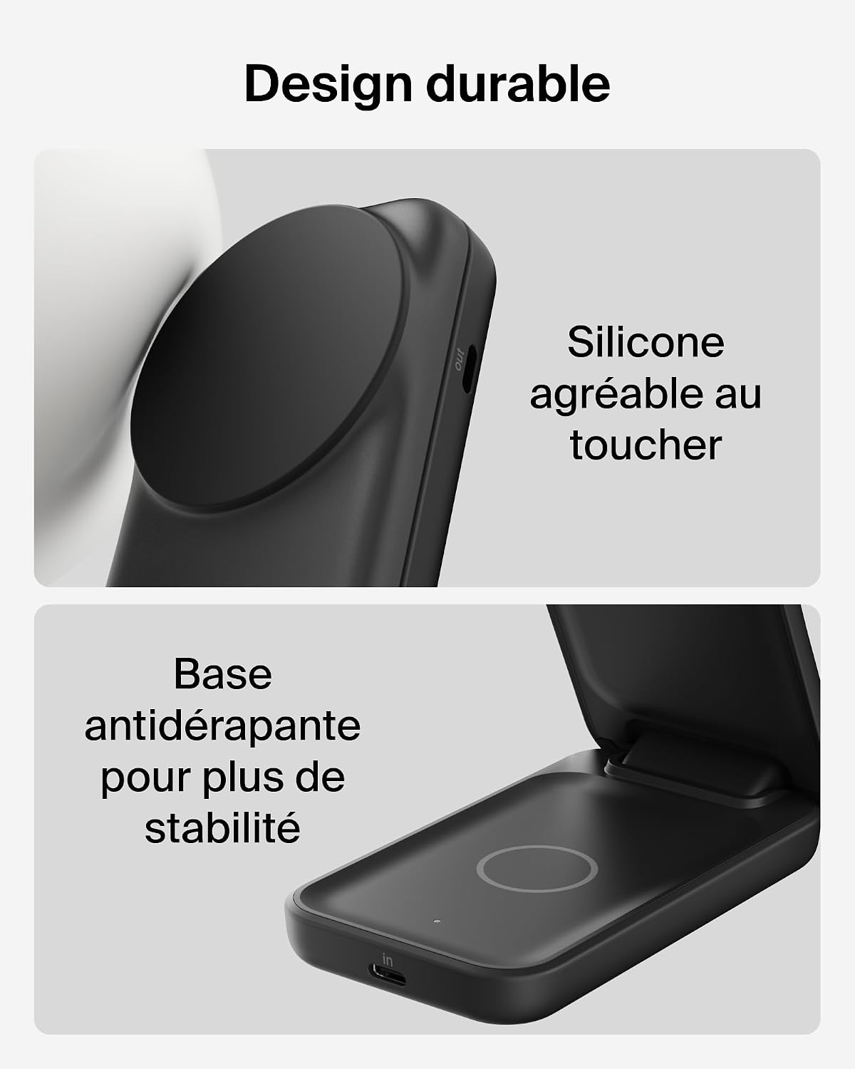 Thumbnail 3 de Belkin UltraCharge Qi2 25W Station 2 en 1