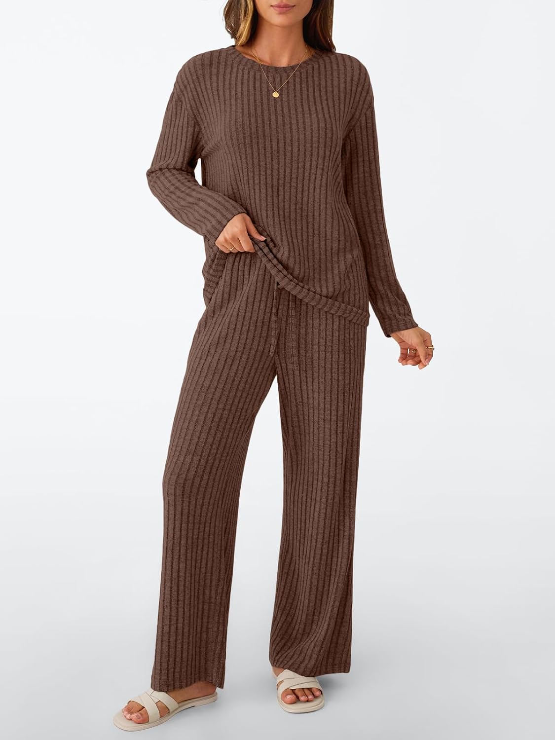 Detalle 2 de LILLUSORY Women's Lounge Set with Stretch Fabric