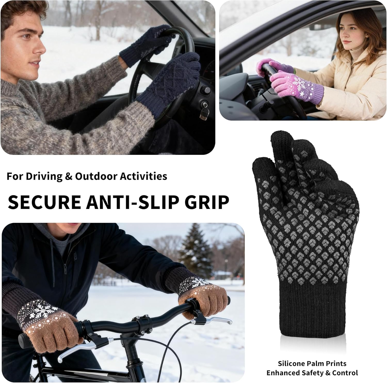 Detalle 2 de Origem Winter Thermal Gloves Touchscreen, Unisex