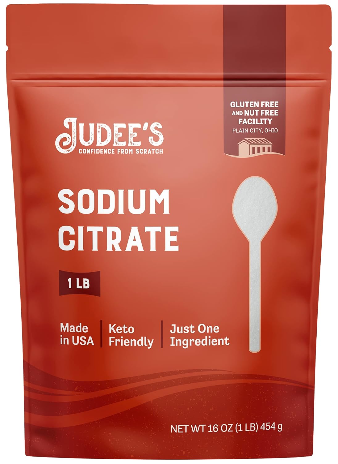 Detalle de Judee's Gluten Free Sodium Citrate Powder, 16 oz, Cheese Sauce Emulsifier