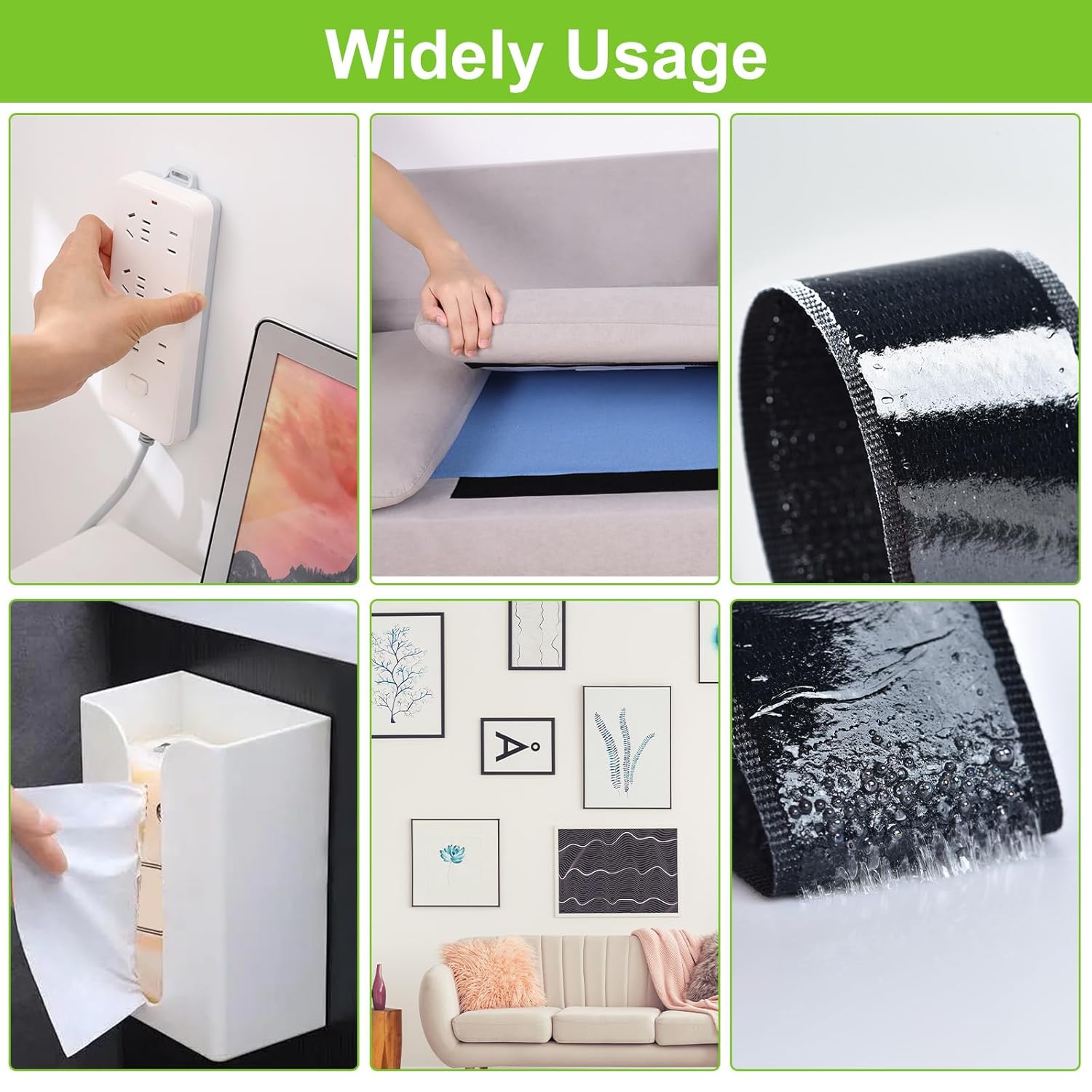 Thumbnail 4 de AiQInu Feltro Adesivo Biadesivo 8 m x 30 mm