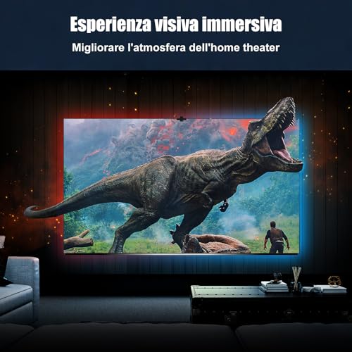 Detalle 2 de Diyife striscia LED TV da 4 m