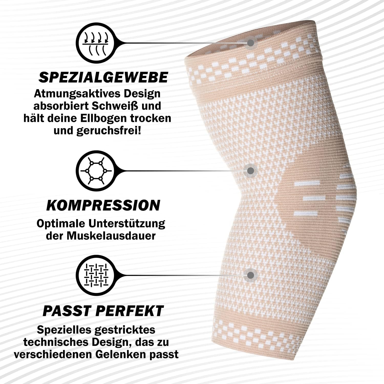 Detalle 2 de POWERLIX Ellenbogenbandage für Tennisarm L