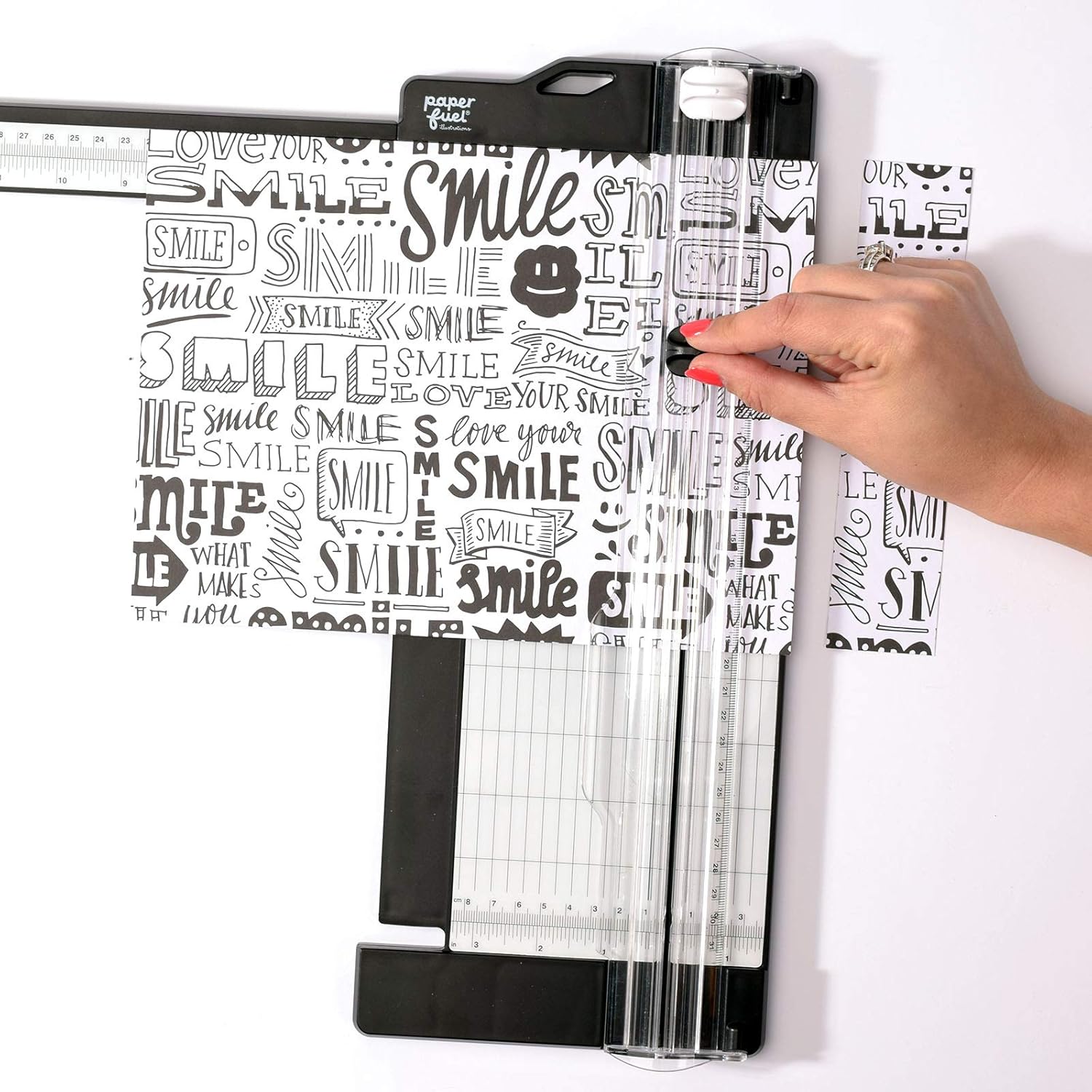 Detalle de Paperfuel Massicot de découpe et rainurage 6" – Plaque de 15 x 30,5 cm pour Scrapbooking et Cartes