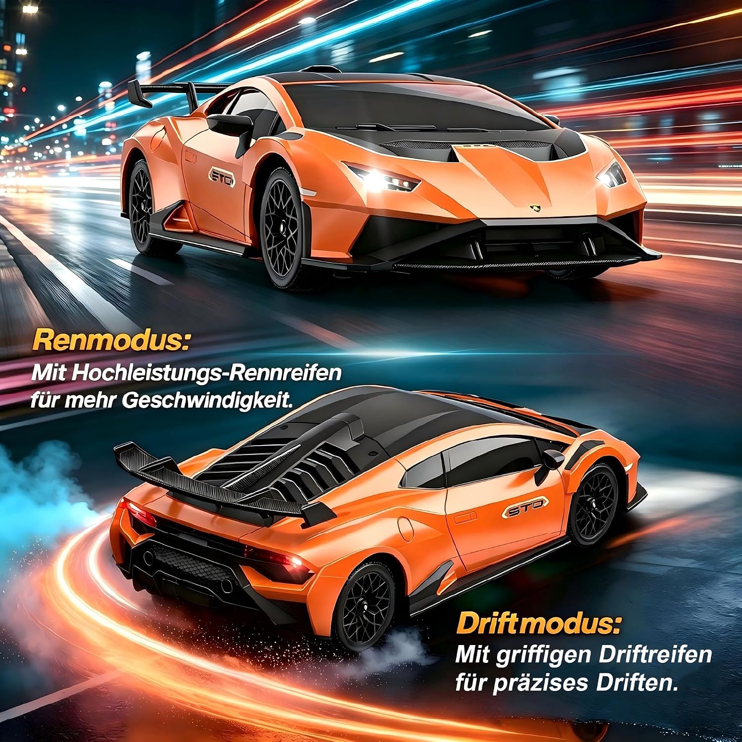 Detalle 2 de Lamborghini RC Drift Car 35 km/h