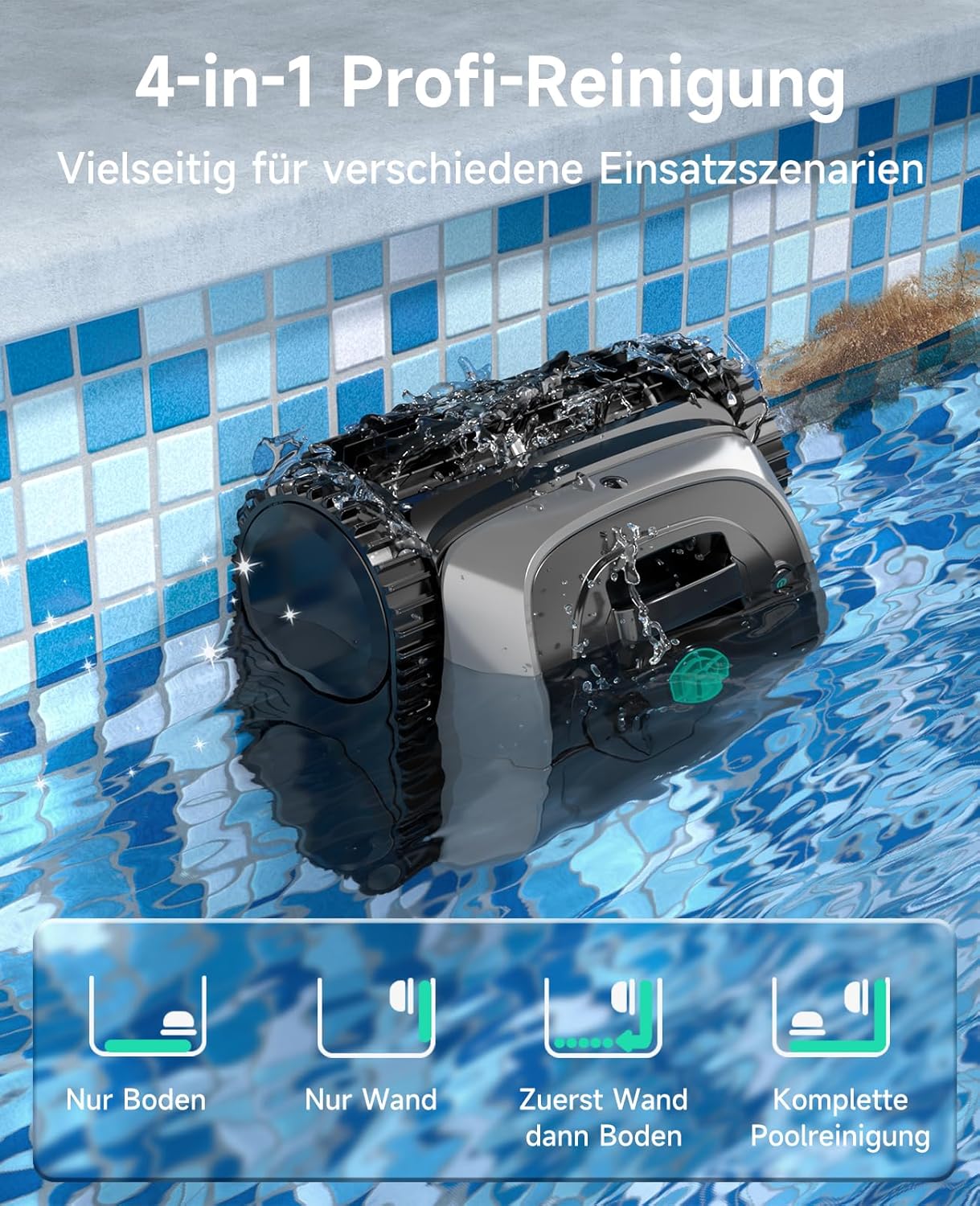 Detalle 2 de WYBOT C1 Poolroboter 150 Min. 🤖