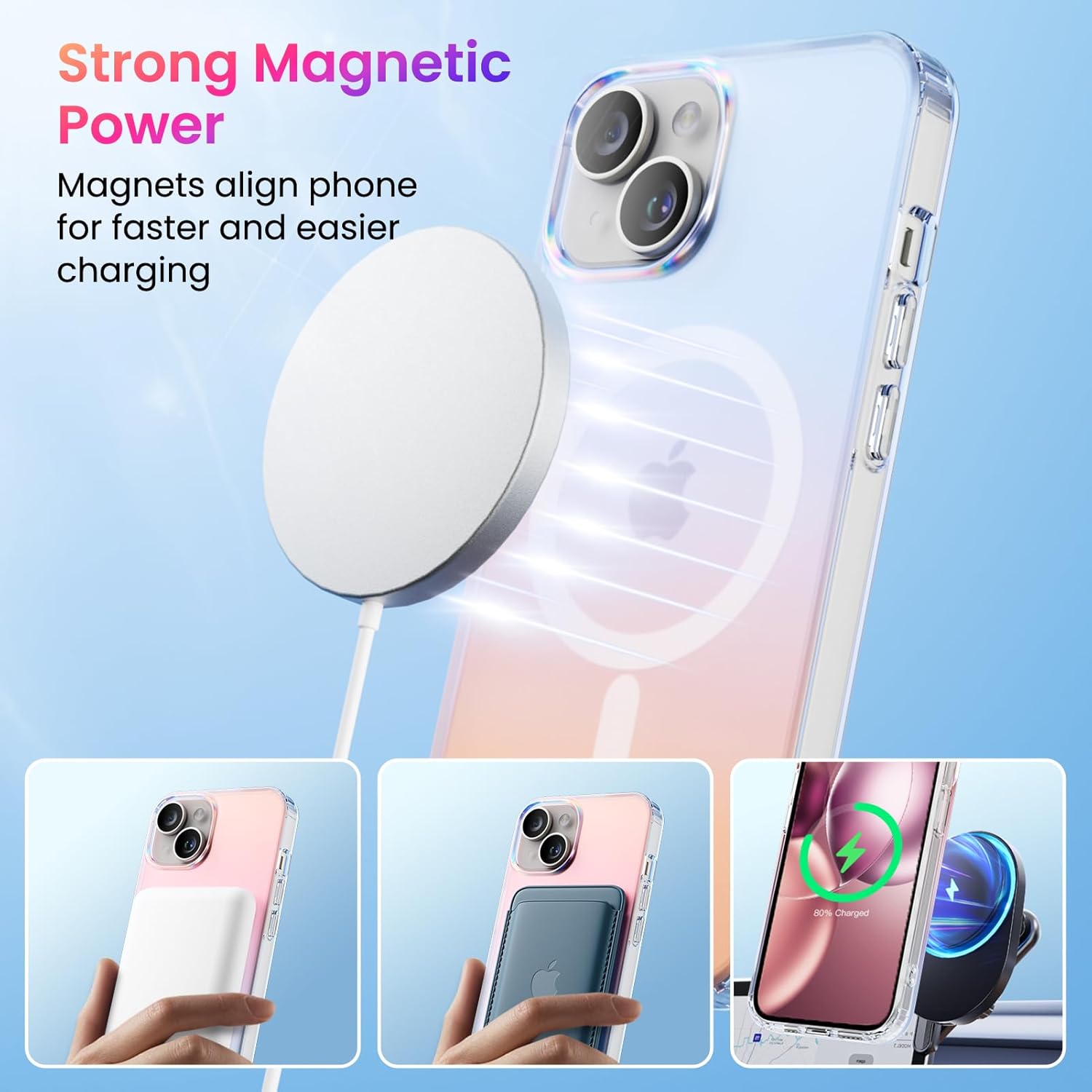 Thumbnail 3 de ORNARTO MagSafe iridescent iPhone 13/14 case 6.1"