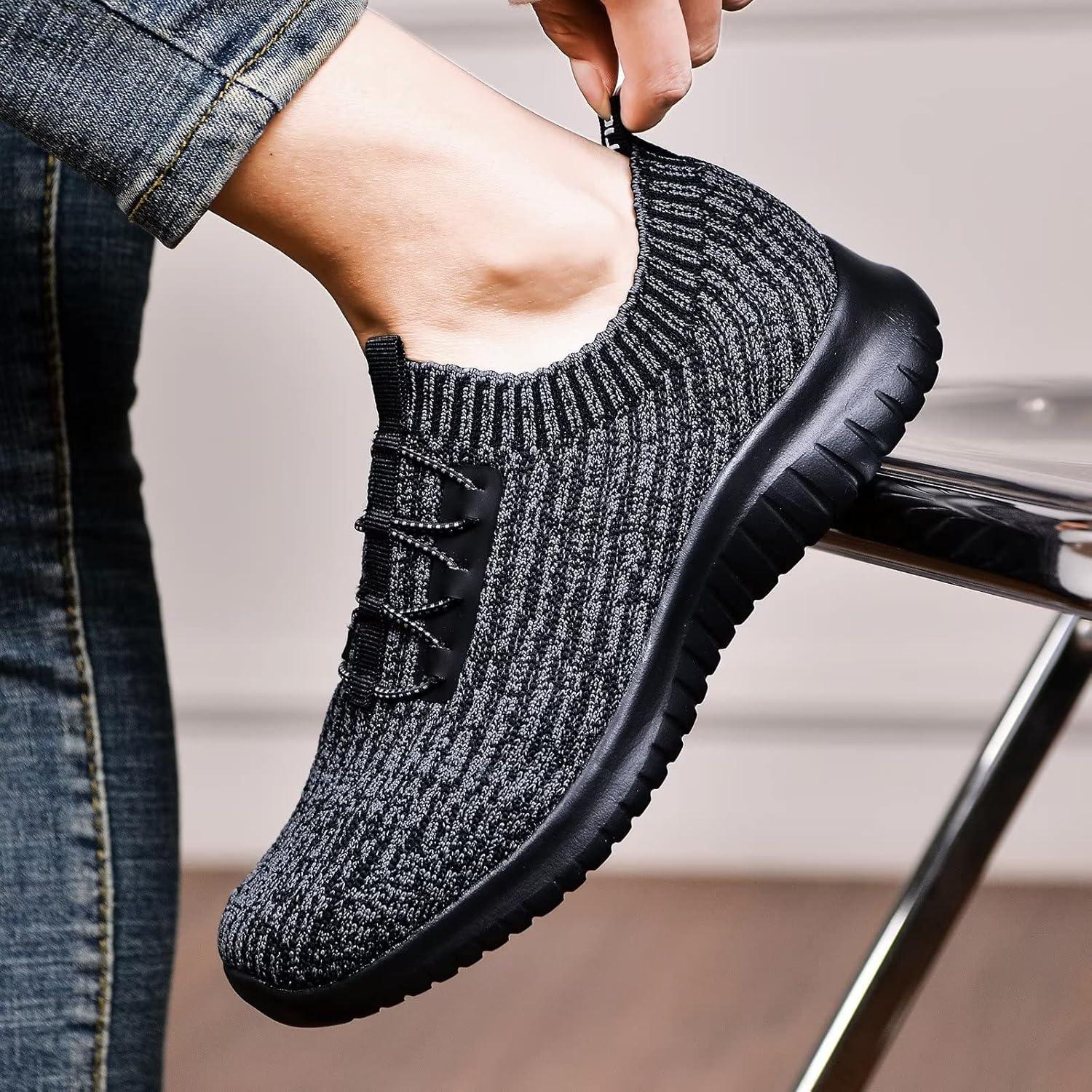 Thumbnail 3 de TIOSEBON Women's Slip On Walking Shoes – Lightweight Casual Running Sneakers