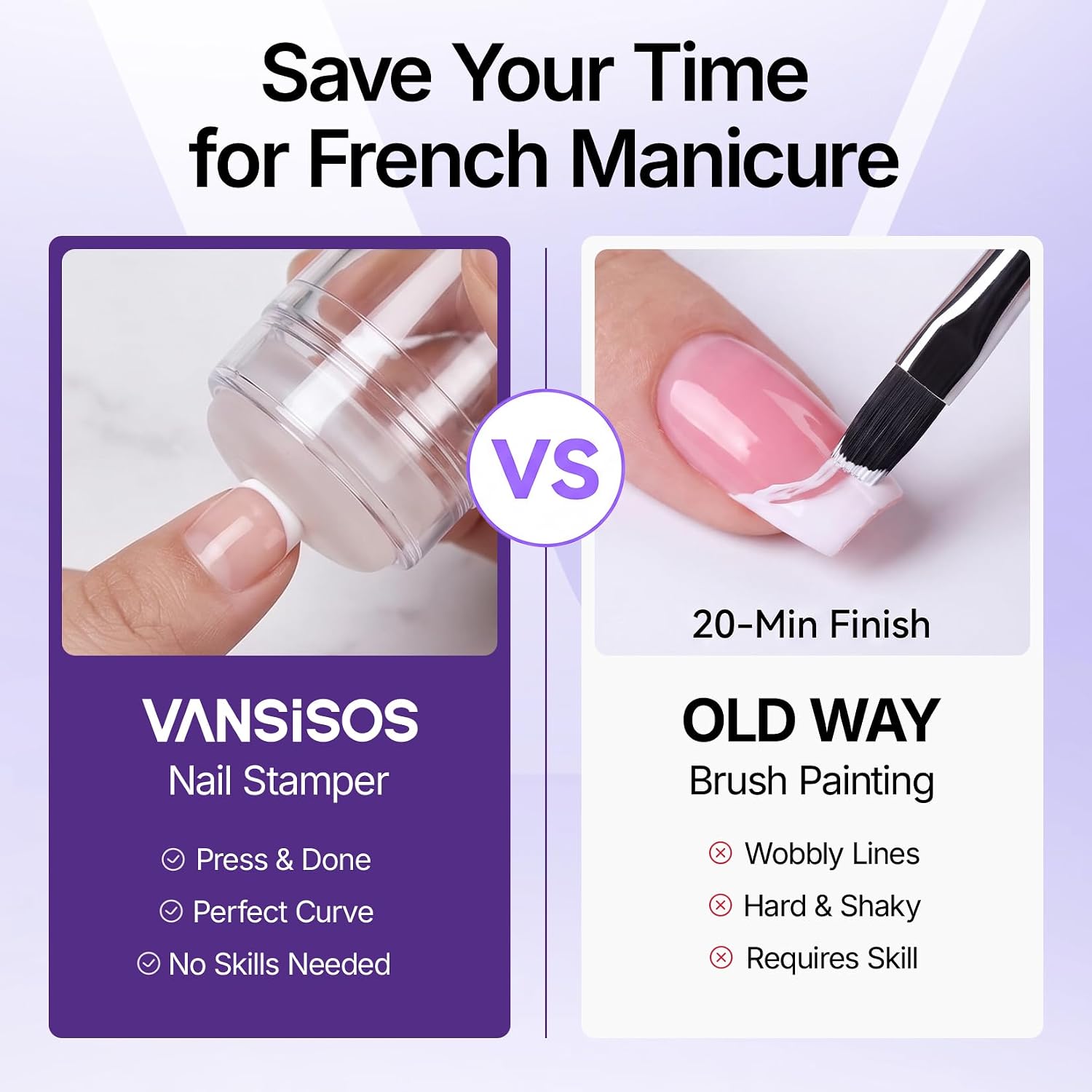 Detalle 2 de VANSISOS Acrylic Nail Kit, 40ml Liquid, Three Powders and 10ml Gel Liner