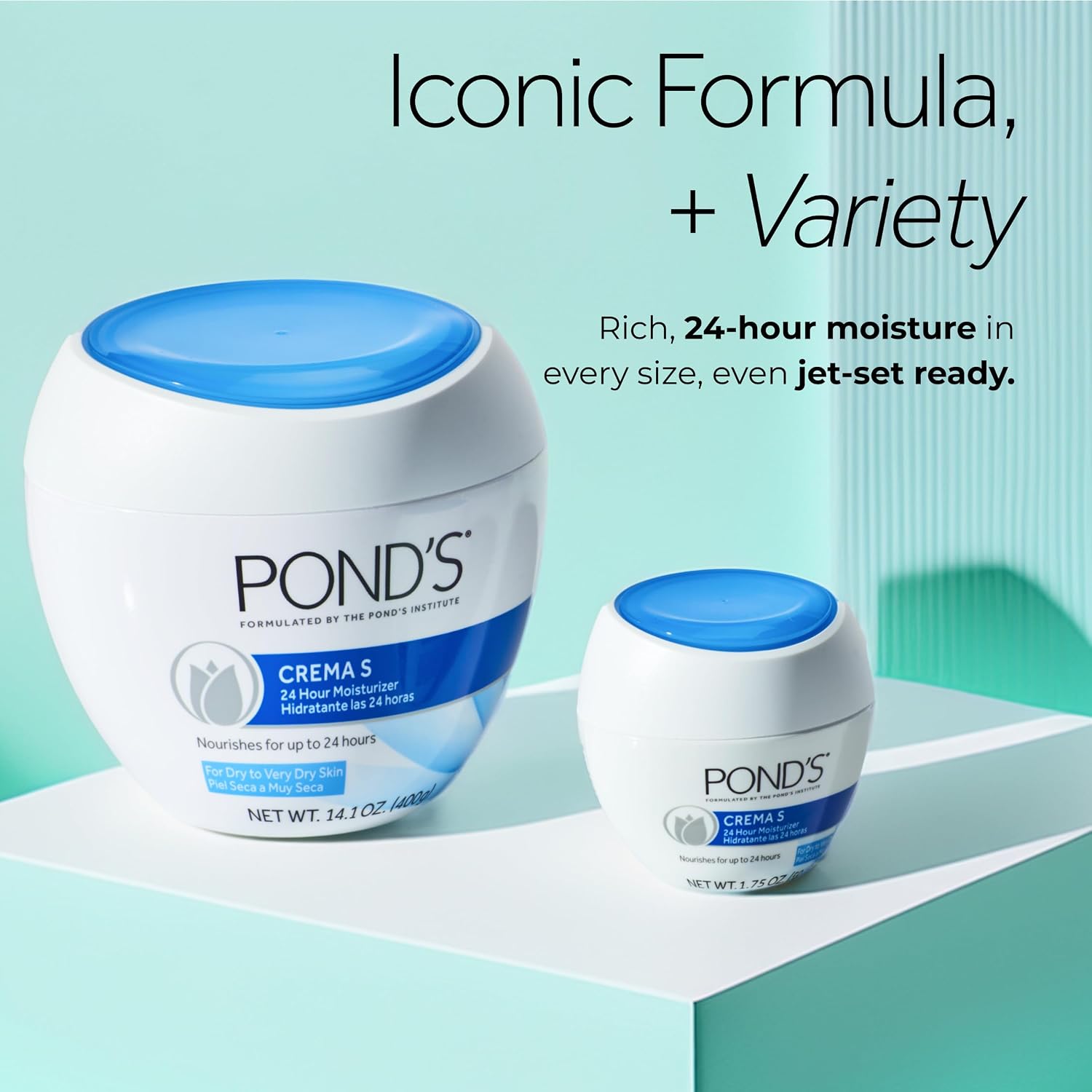 Thumbnail 6 de POND'S 10305210270296 Crema S Nourishing Face Cream, Fragrance-Free, 14.1 oz