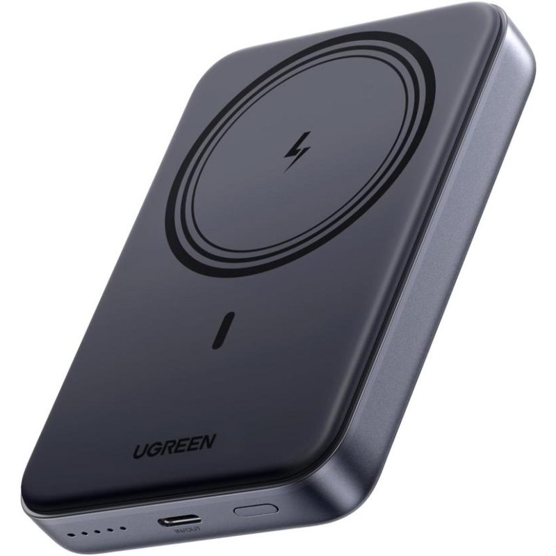 Detalle de Power bank Ugreen PB561 10000mAh: carga rápida y fijación magnética en un solo paquete