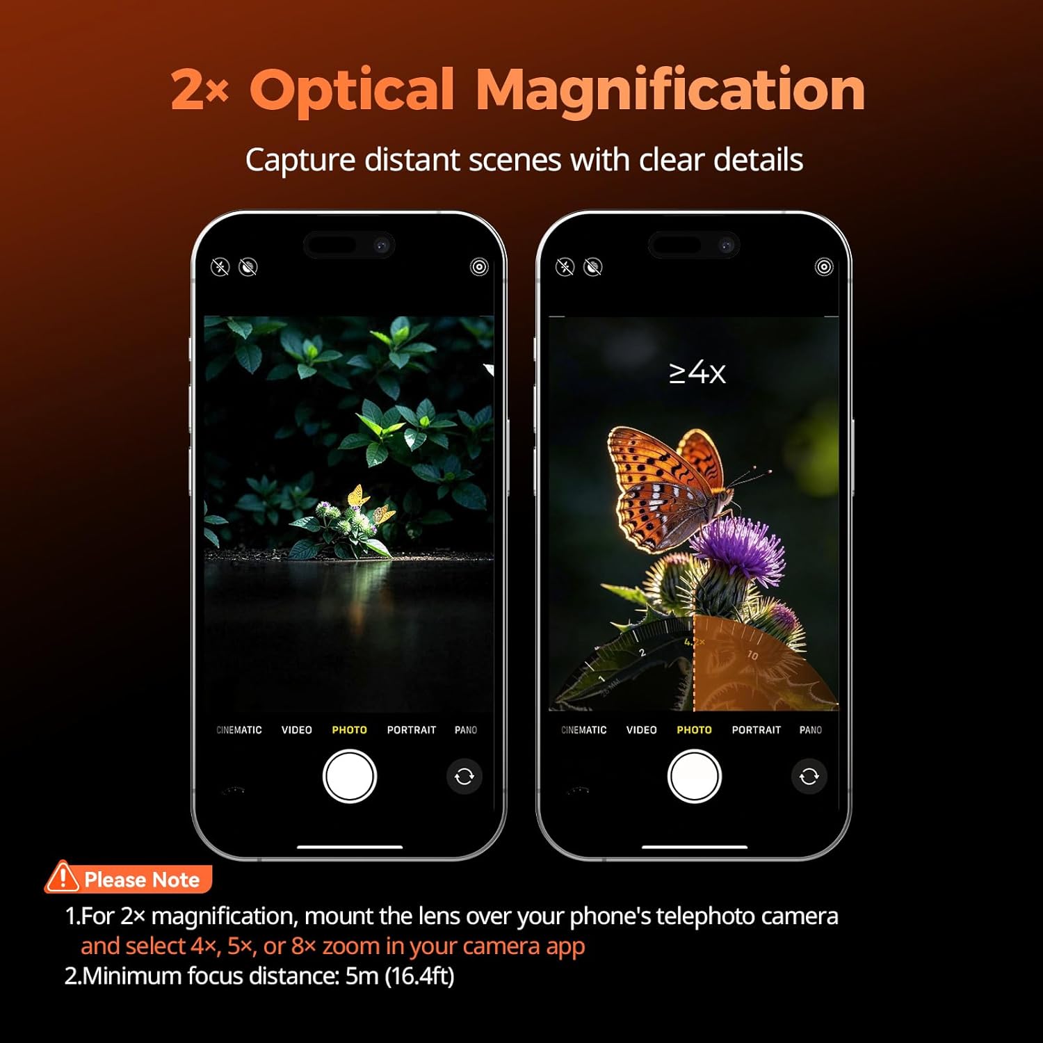 Thumbnail 1 de SmallRig T-Mount-5334 Teleobiettivo 2x + kit macro per iPhone 17/16/15 Pro Max