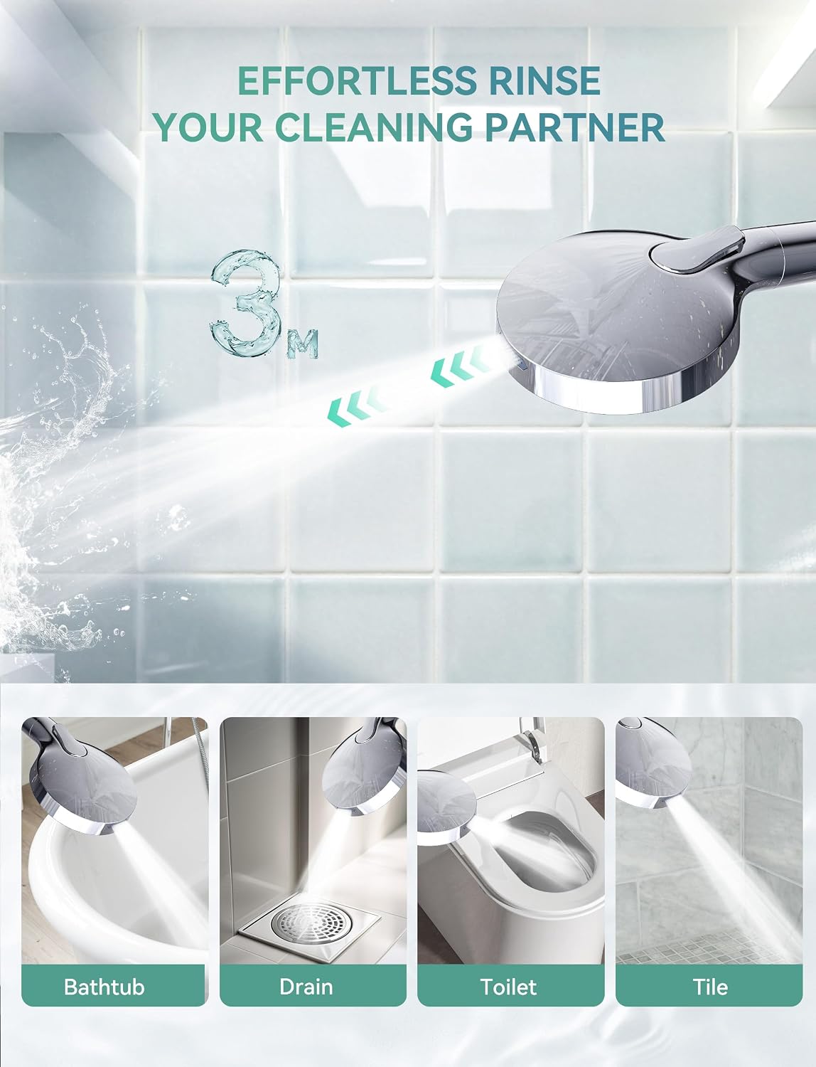 Thumbnail 4 de Magichome Filtered Shower Head 10-speed