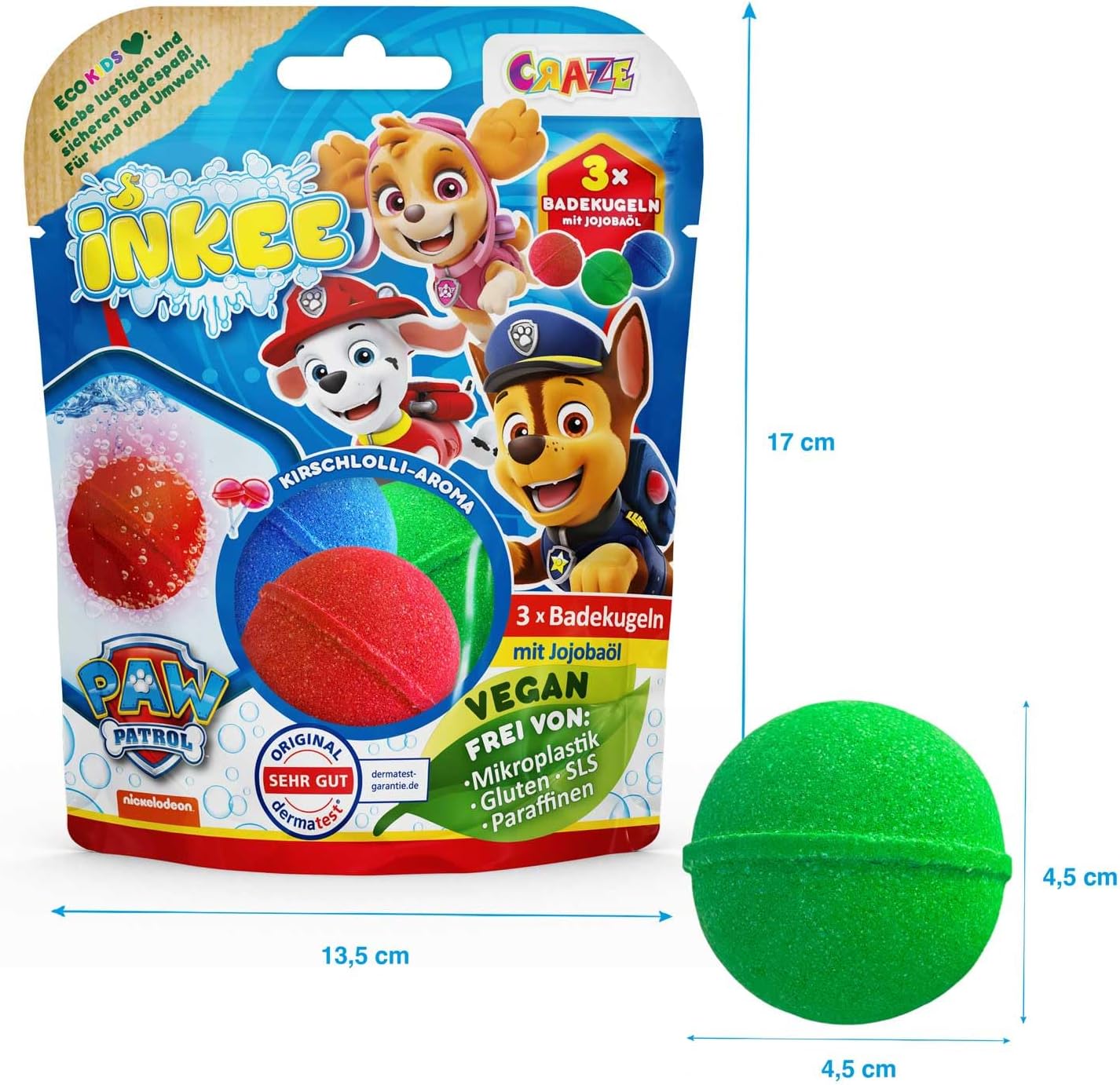 Thumbnail 4 de INKEE Paw Patrol bombas de baño 3x50g