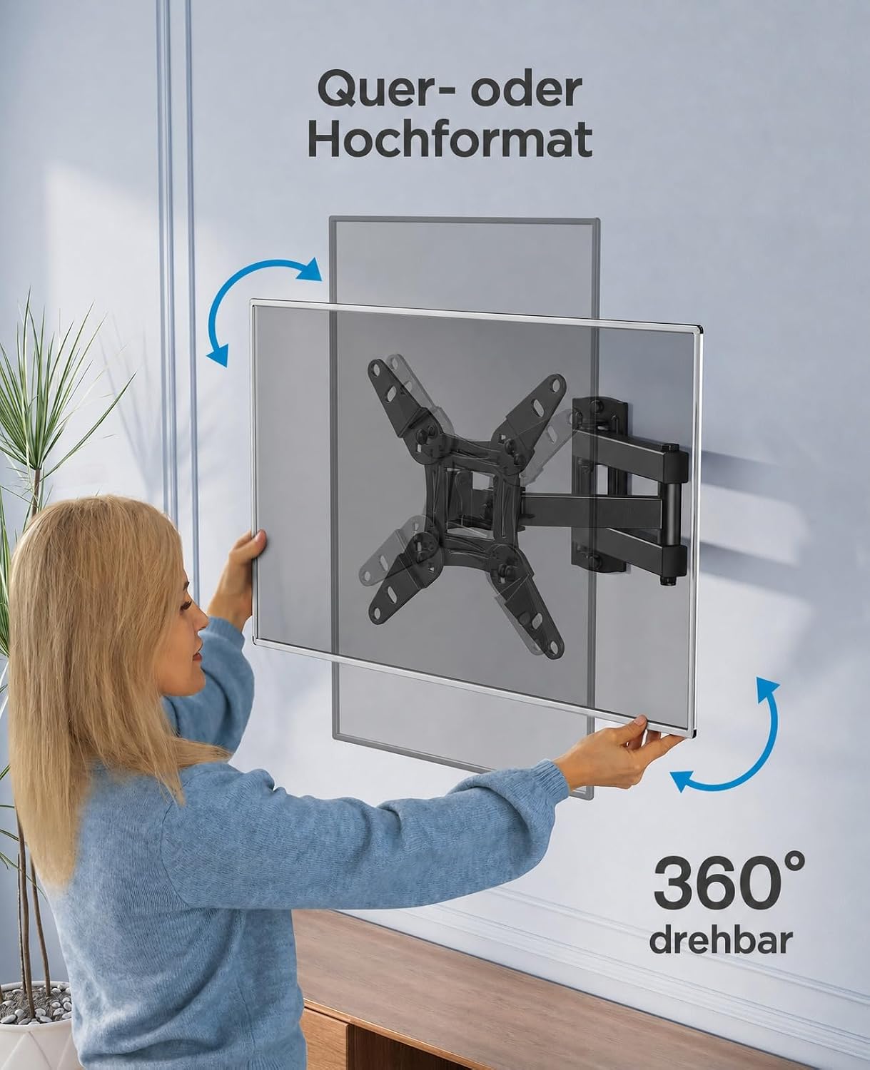 Detalle de PERLESMITH TV Wandhalterung 13–42 Zoll
