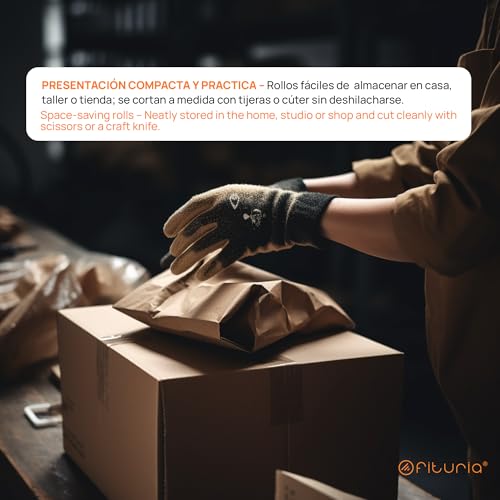 Thumbnail 4 de OFITURIA Papel Kraft Marrón 0,60×15 m 📦