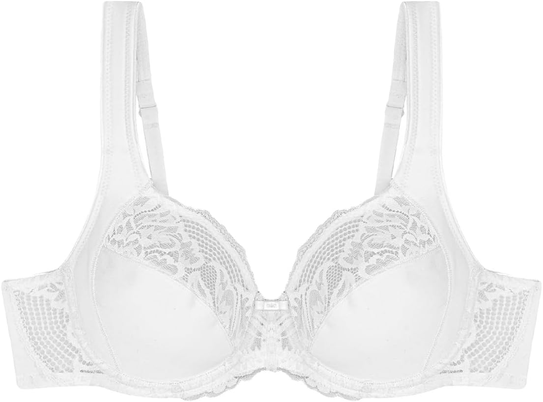 Detalle 2 de Triumph Modern Lace+Cotton W02 Soutien-gorge Femme – Blanc, 100B