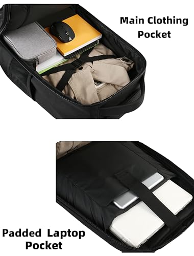 Thumbnail 5 de MATEIN Rolling Backpack: 17-Inch Water-Resistant Wheeled Laptop Backpack
