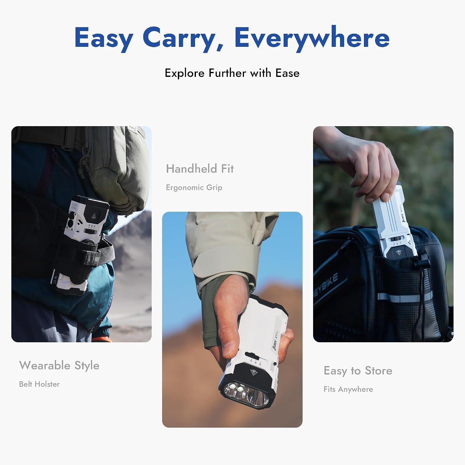 Detalle 2 de WUBEN X1Pro Rechargeable Flashlight: Ultra-Bright, Pocket-Sized Power for Any Scenario