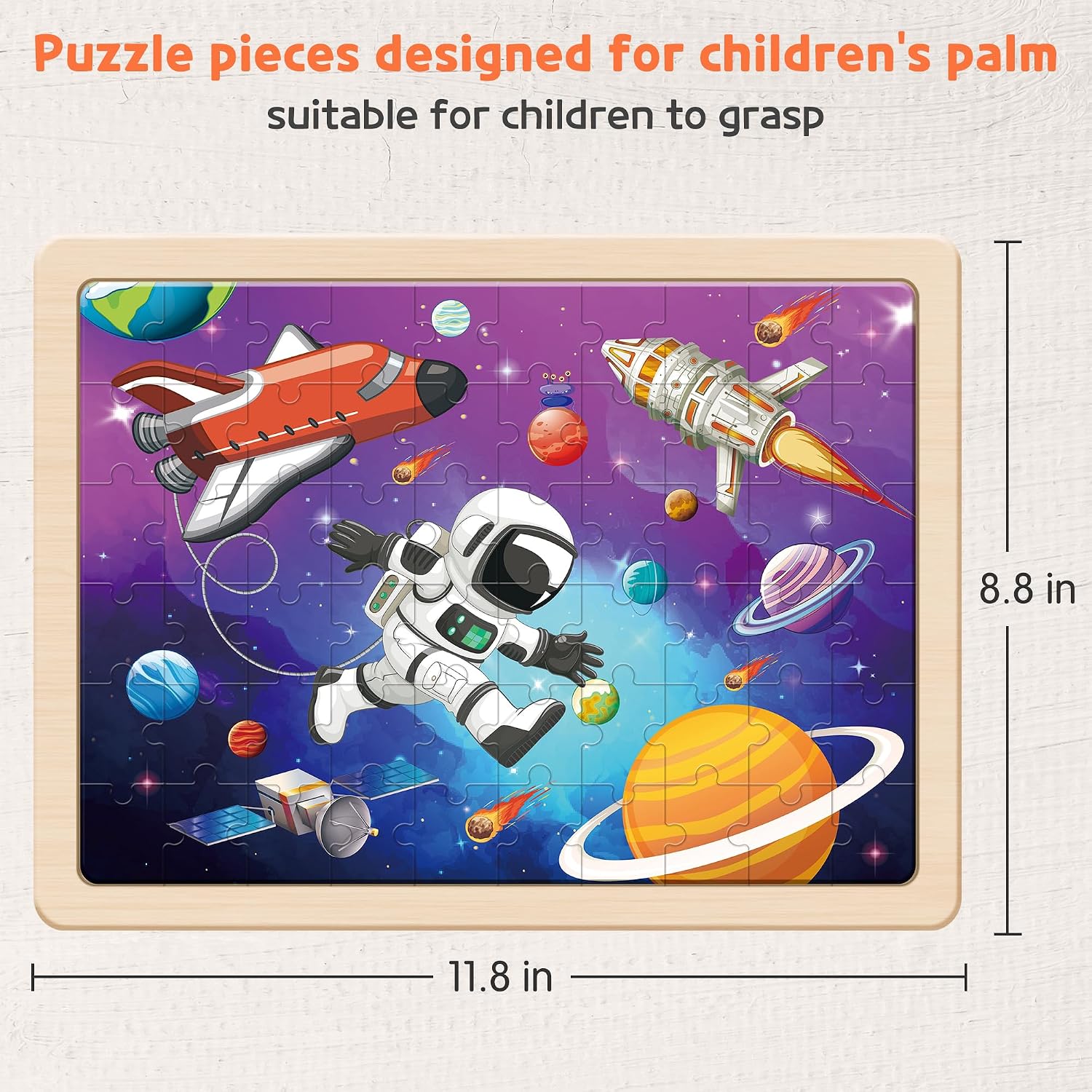 Detalle 1 de SYNARRY Wooden Puzzles 6-Pack 🧩