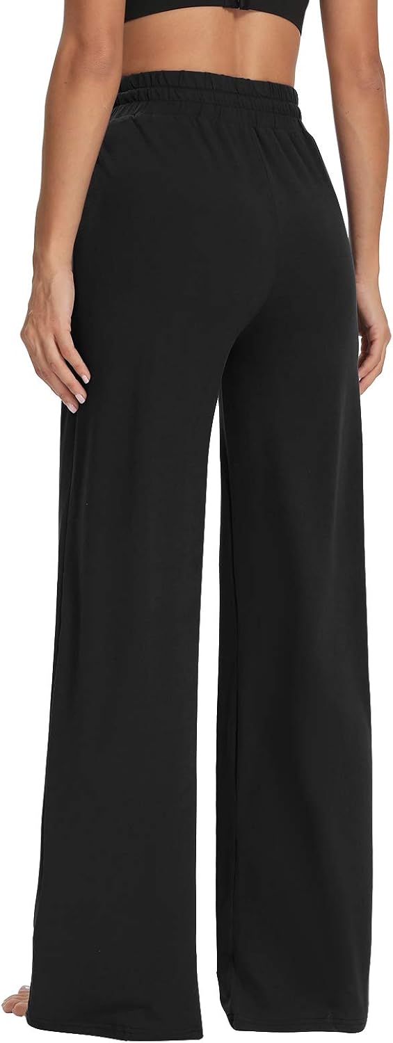 Detalle de Sarin Mathews Wide-Leg Yoga Pants, Polyester-Spandex