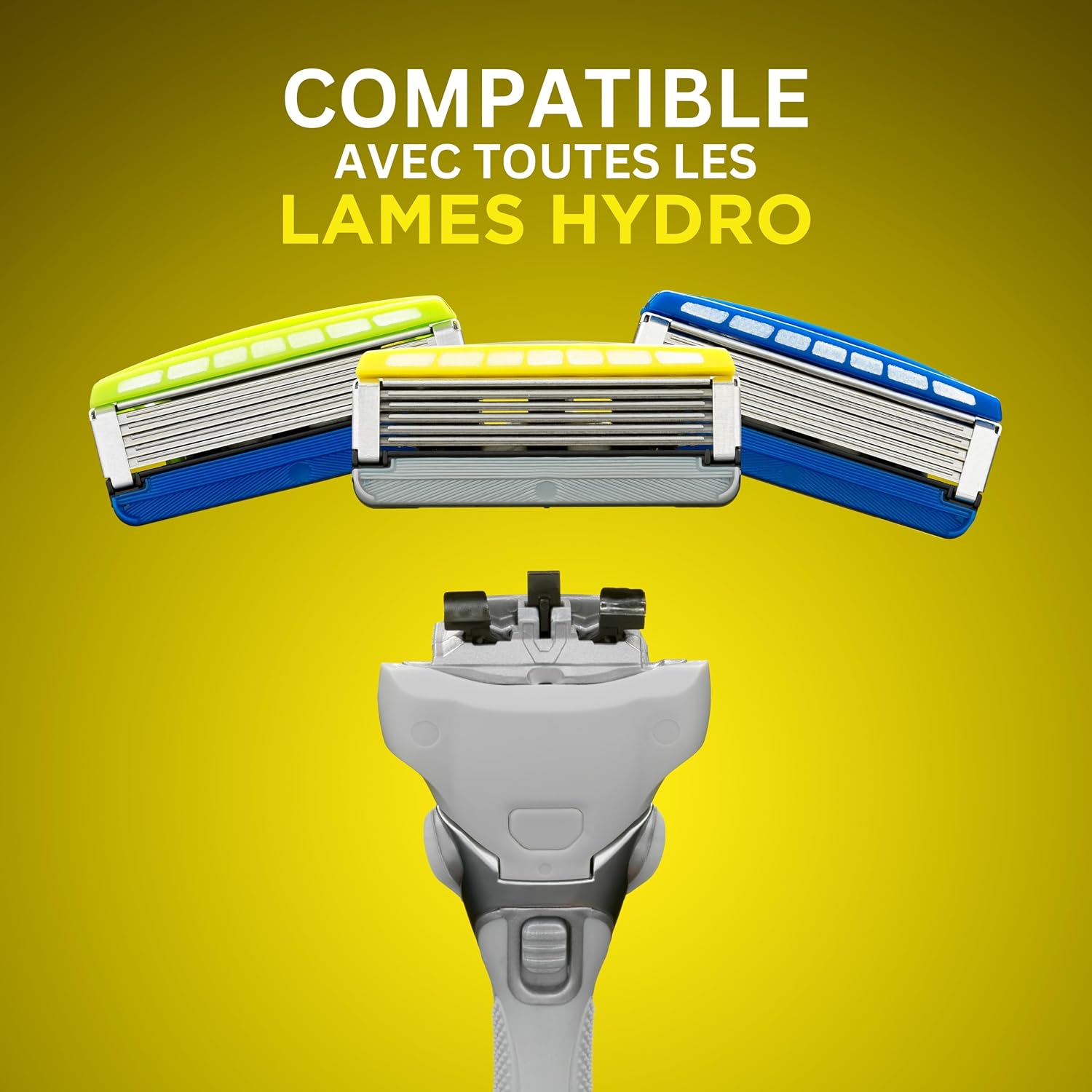 Detalle de WILKINSON SWORD Hydro 5 Ultimate : rasoir pour homme avec gel hydratant et lame de précision