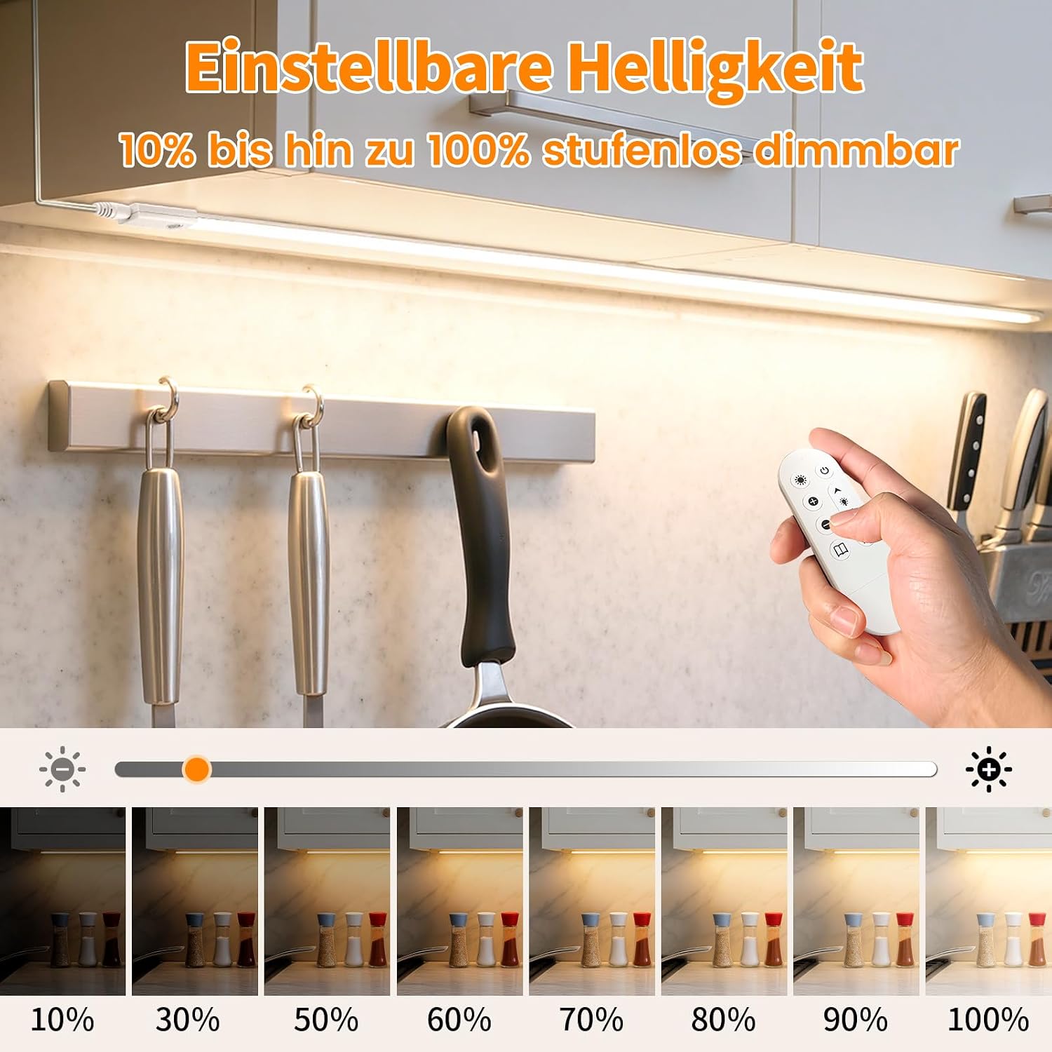 Detalle de LED Unterbauleuchte SIBI 24V, 2er-Set Küche