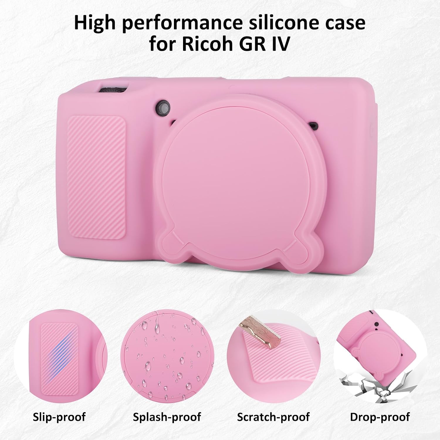 Thumbnail 2 de Rieibi Silicone Case for Ricoh GR IV (GR4) with Tempered Glass Screen Protectors: Practical Protection for Everyday Shooting
