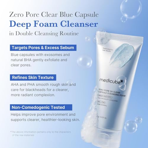 Detalle 2 de Medicube Facial Cleanser Zero Pore Capsule Cleansing Foam