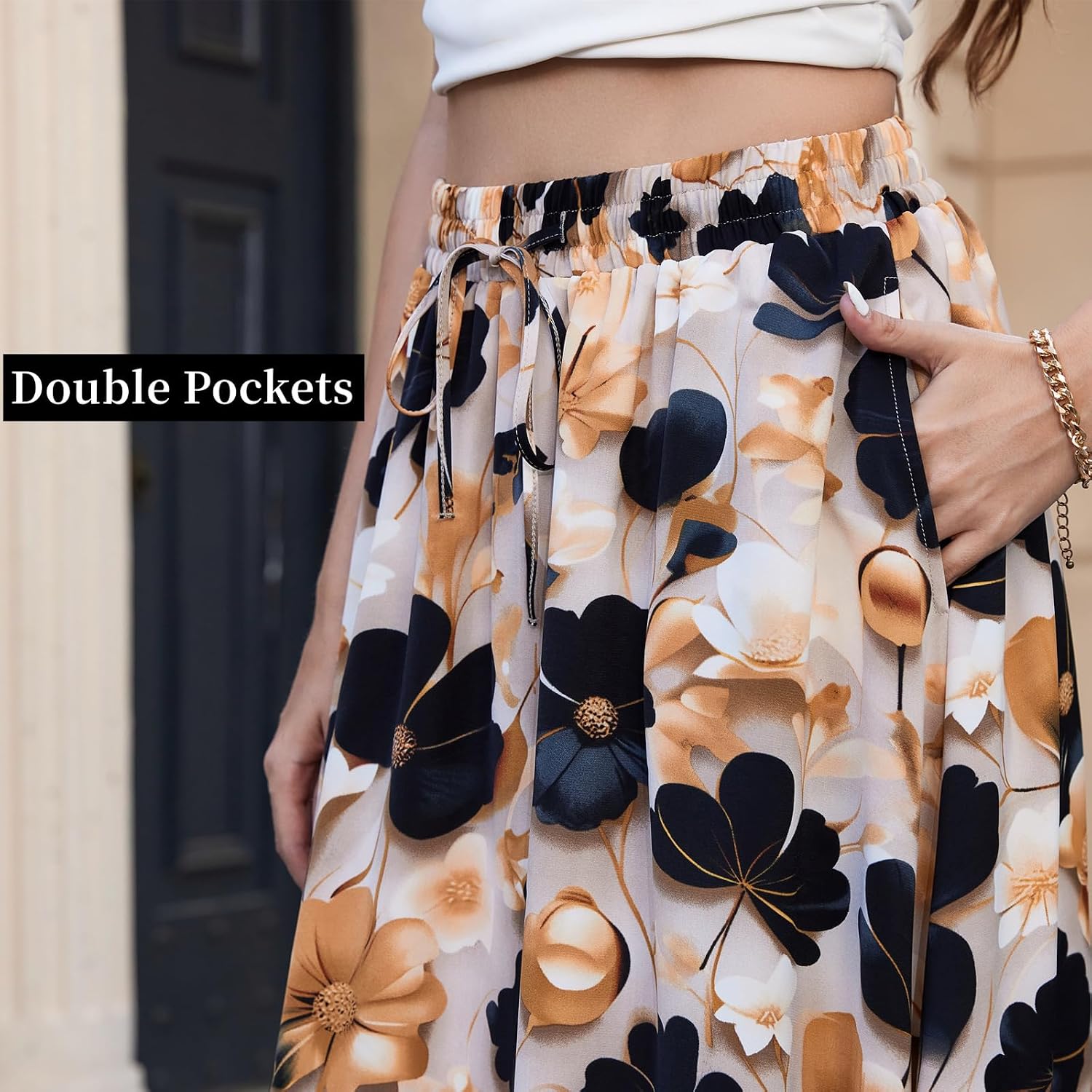 Detalle 2 de Abaadlw Maxi Skirt with Pockets