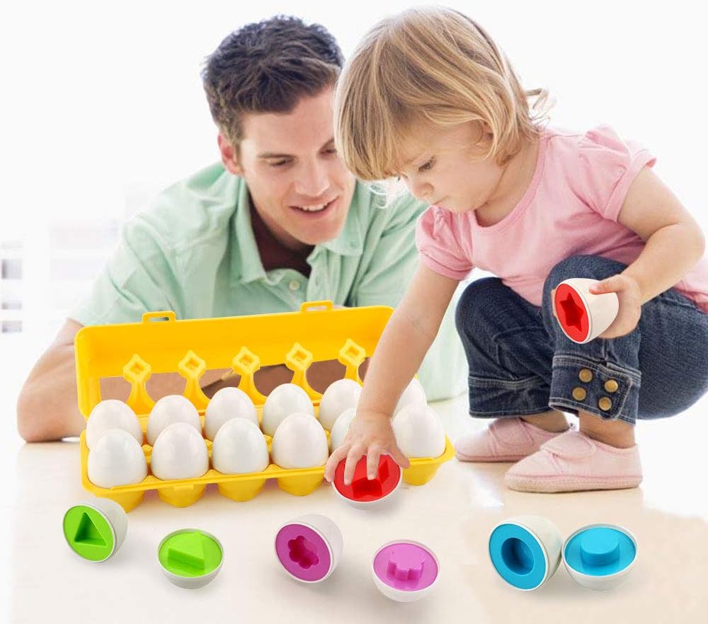 Thumbnail 6 de Passende Eier 12er Set Montessori Lernspielzeug