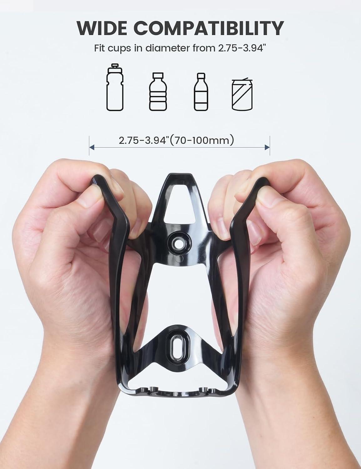 Detalle de Lamicall bike bottle holder for 2.75–3.94-inch bottles