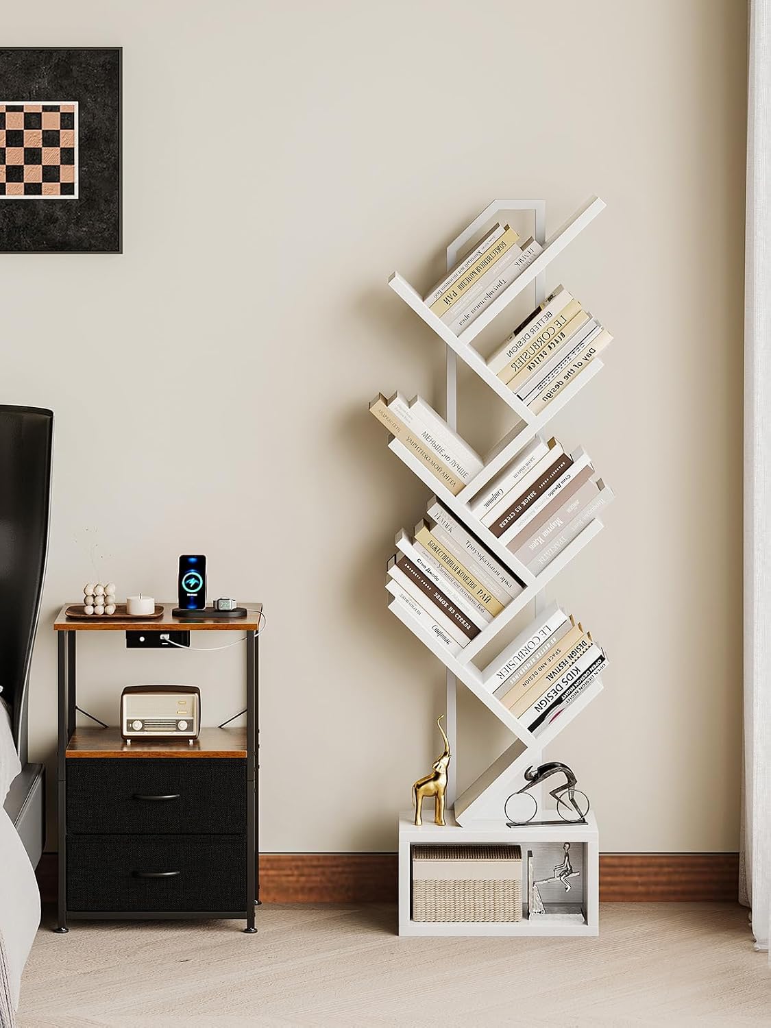 Detalle de Coleshome libreria a albero 6 ripiani