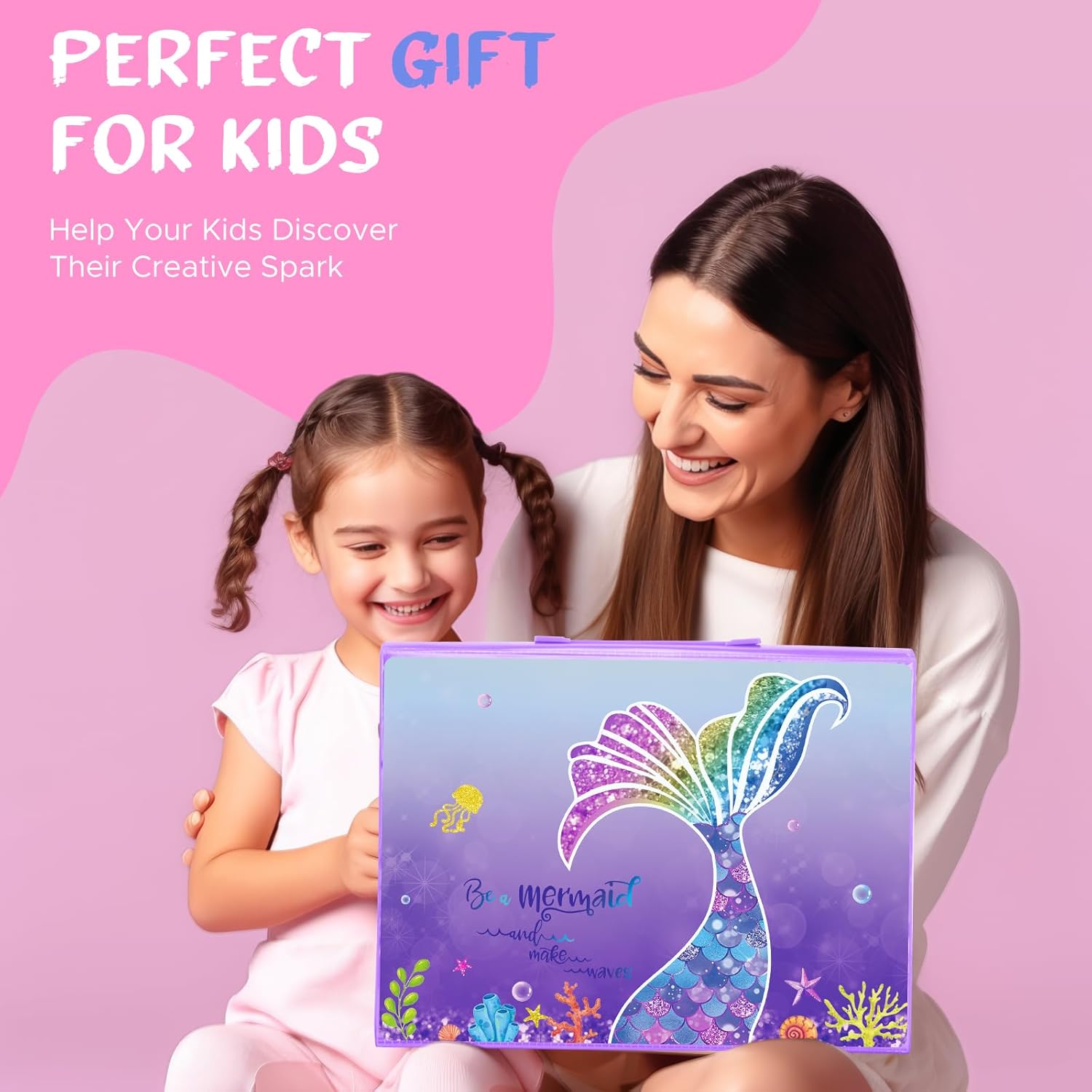 Thumbnail 6 de TCJJ 208 Piezas Maletín Pinturas Niños Sirena