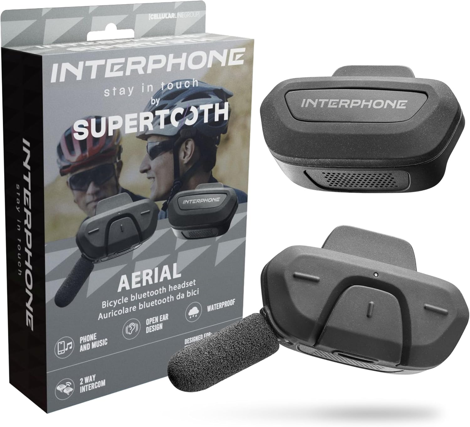 Thumbnail 5 de INTERPHONE AERIAL Doppio — Interfono bici Bluetooth per due ciclisti fino a 300 m